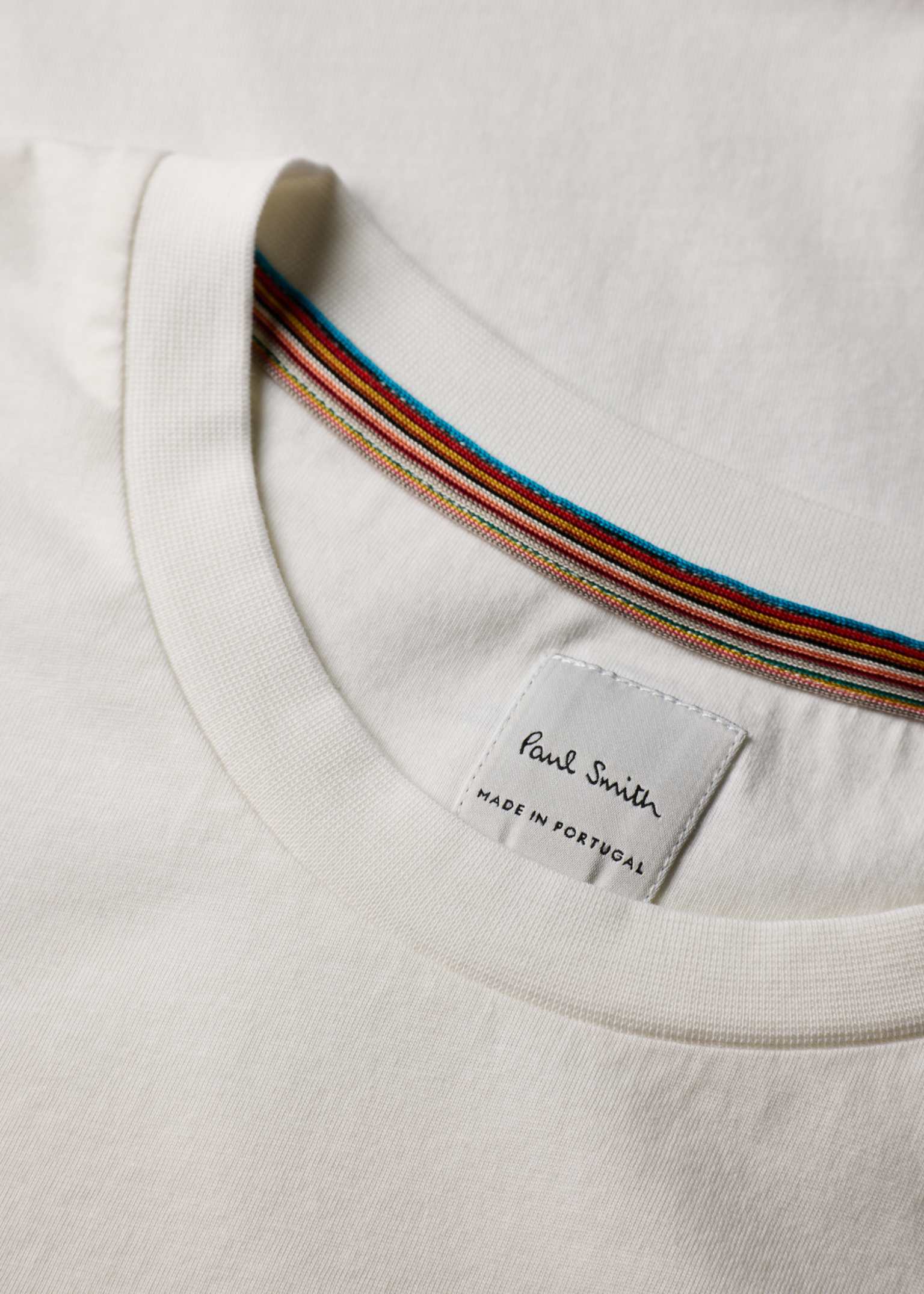 Men's White 'Cologne' Print T-Shirt