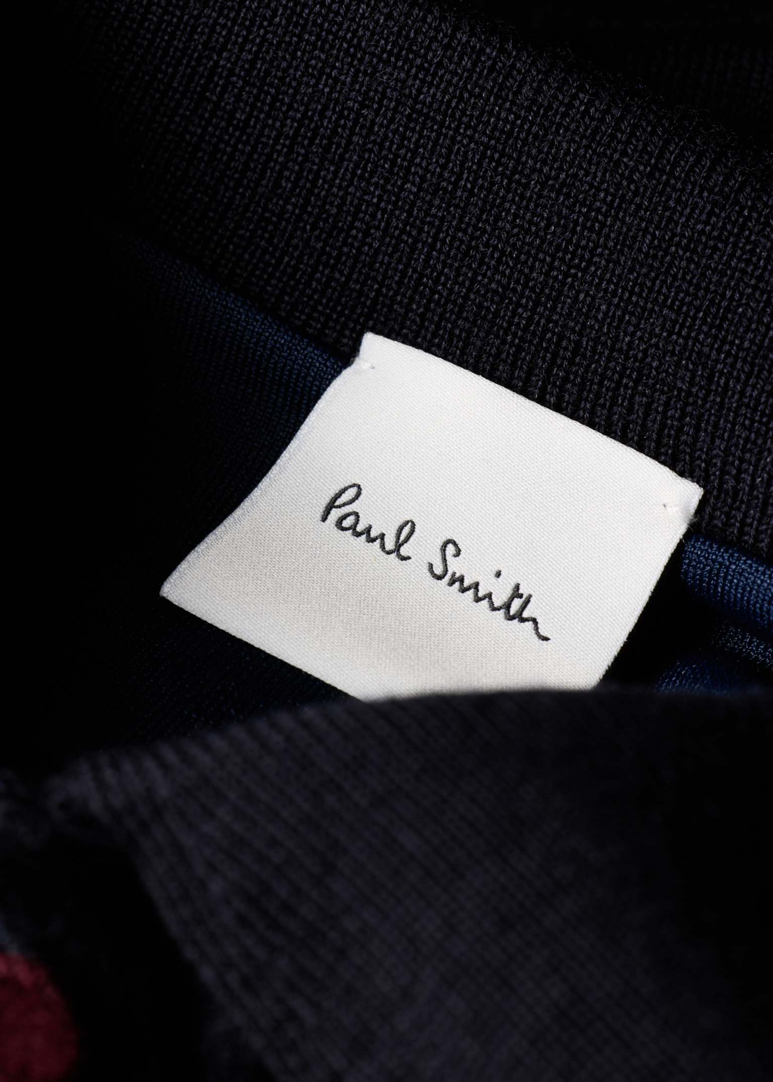 Women's Merino Wool-Blend Navy Blue Polo Shirt Paul Smith