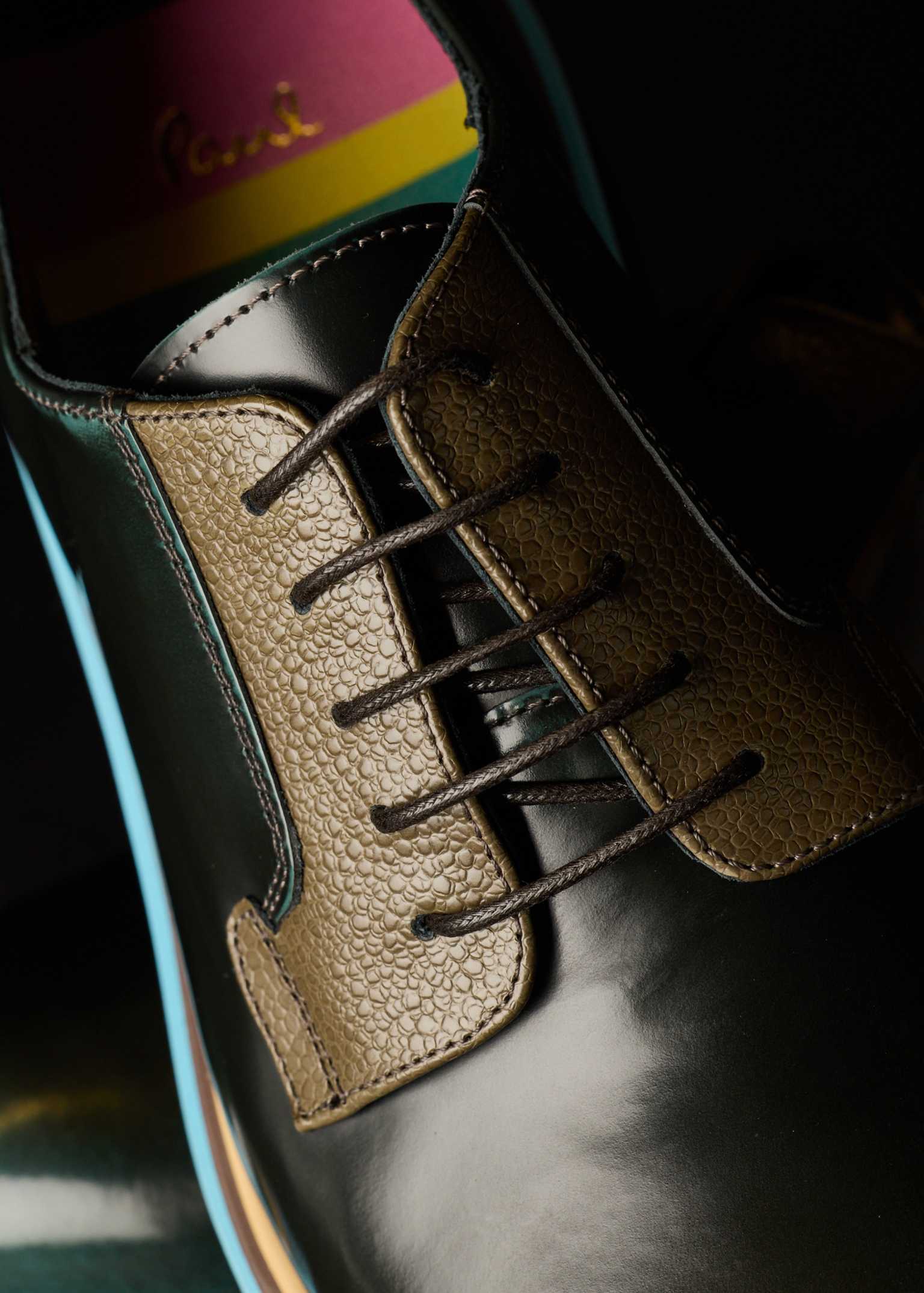 Men's Green High-Shine 'Ras' Shoes