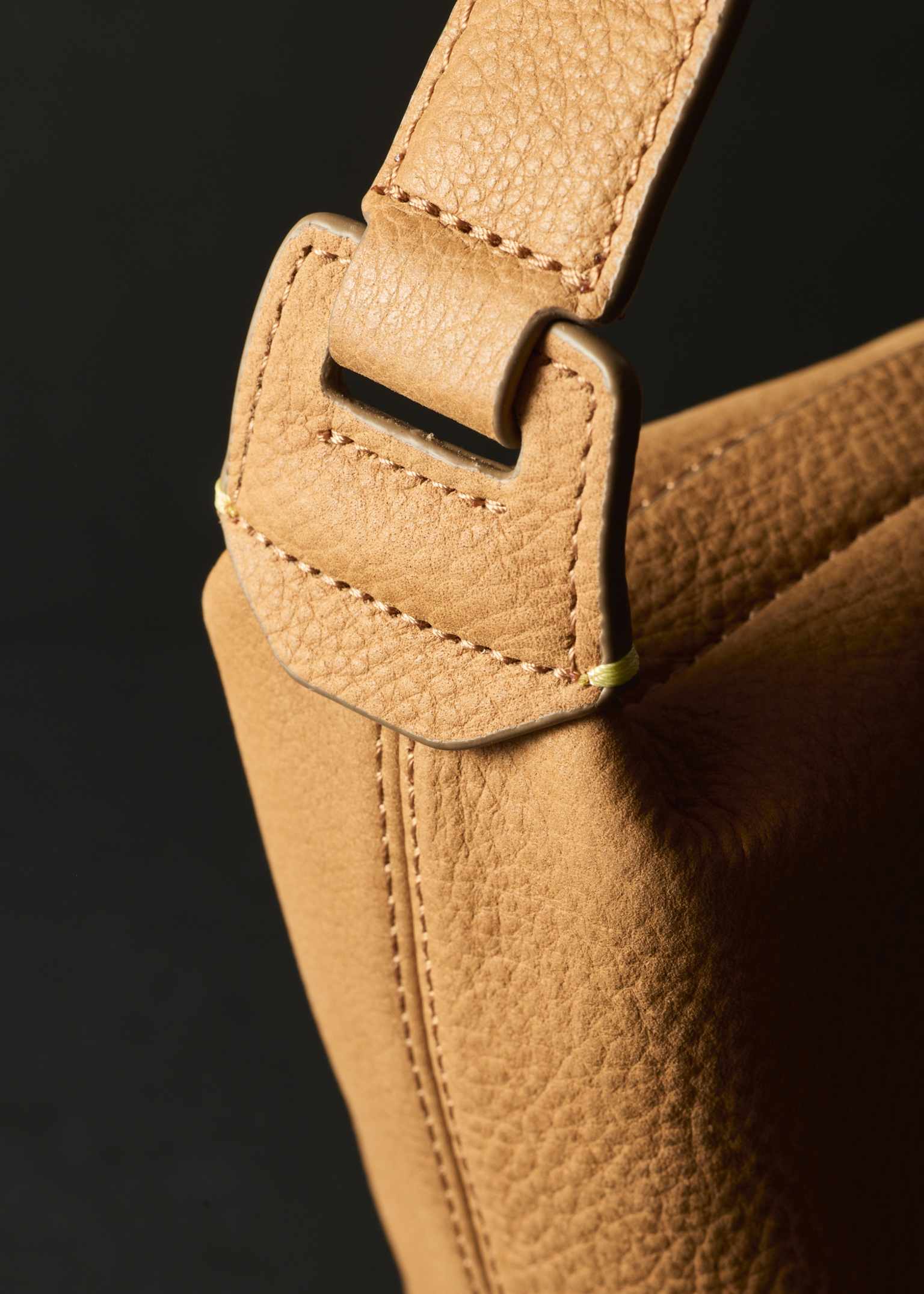 Men's Mustard Yellow Sling Cross-Body Bag