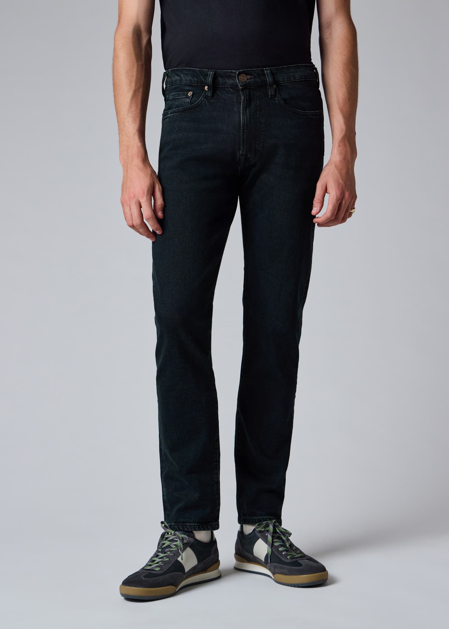 希少00s Paul Smith JEANS black denim Y2K Men's Designer Jeans | Men's Premium Denim Jeans