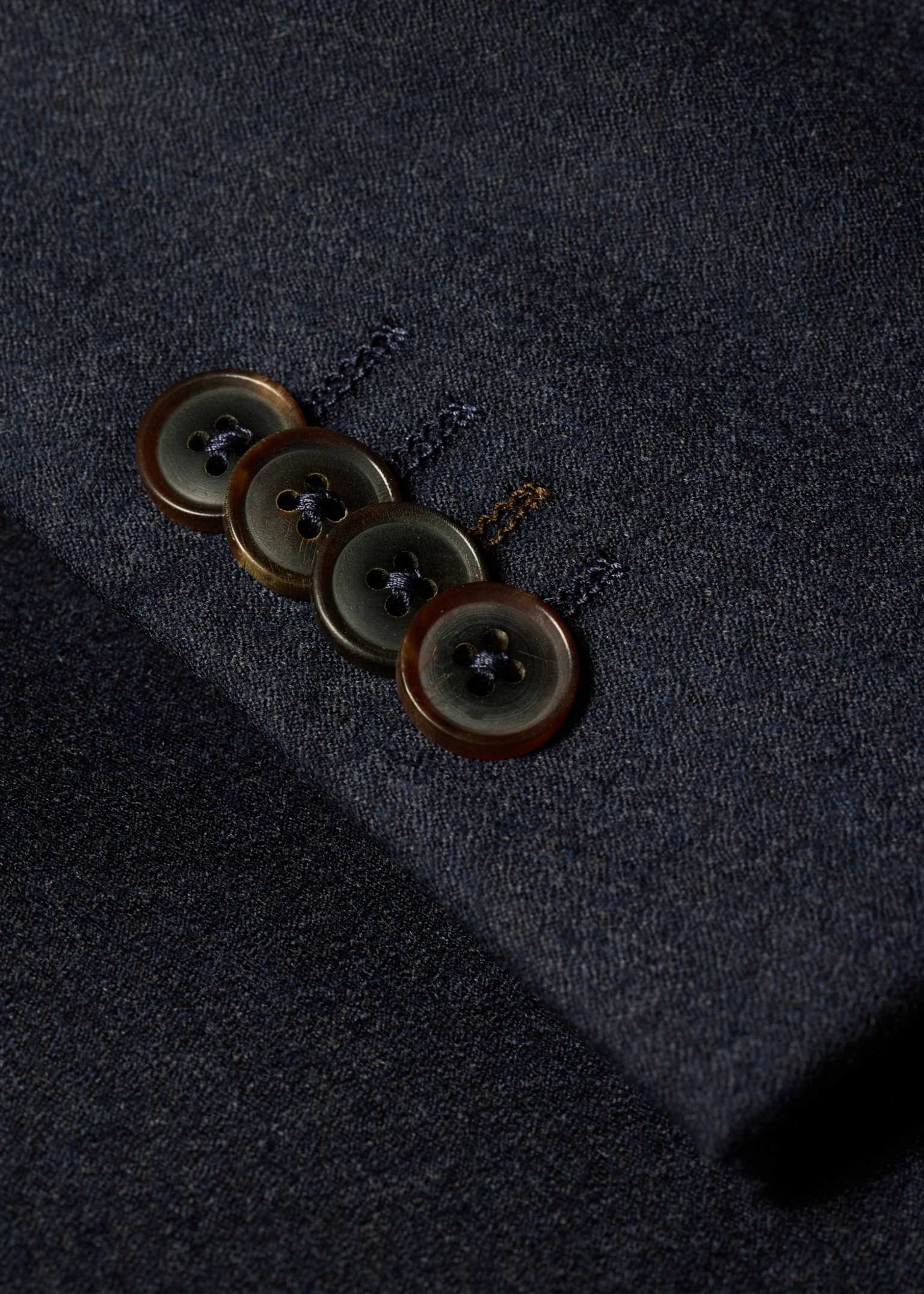The Westbourne - Navy Wool-Cashmere Flannel Two-Piece Suit