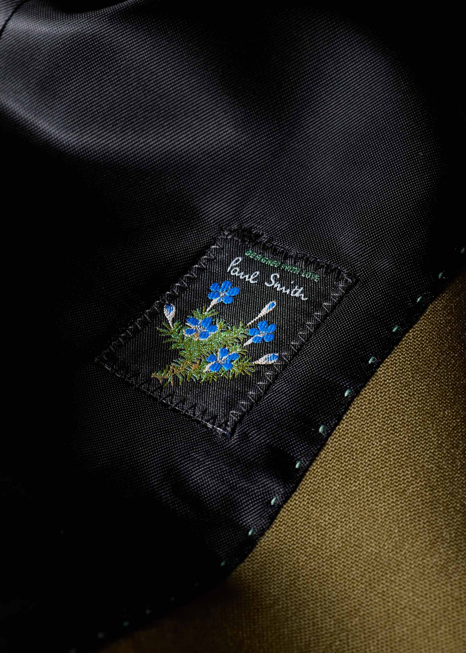 Women's Olive Wool Hopsack Two-Piece Suit