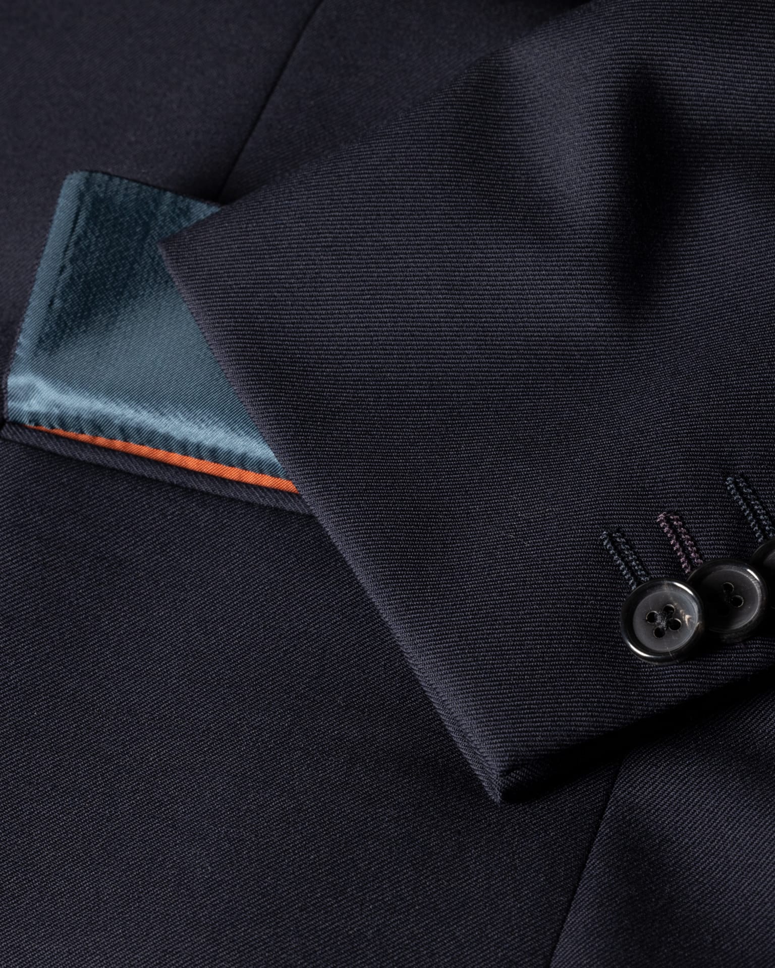 Paul Smith 現行 SOHO FIT スーツ セットアップ ネイビー The Soho - Men's Tailored-Fit Navy Wool 'A Suit To Travel In