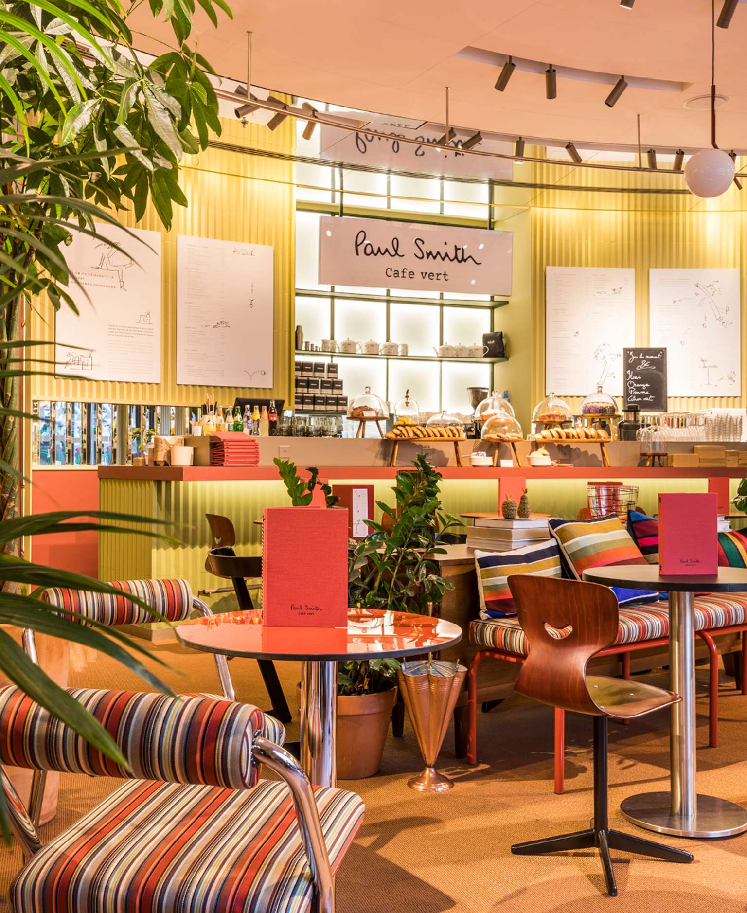 Step Inside The Paul Smith Café Vert At Printemps Paris