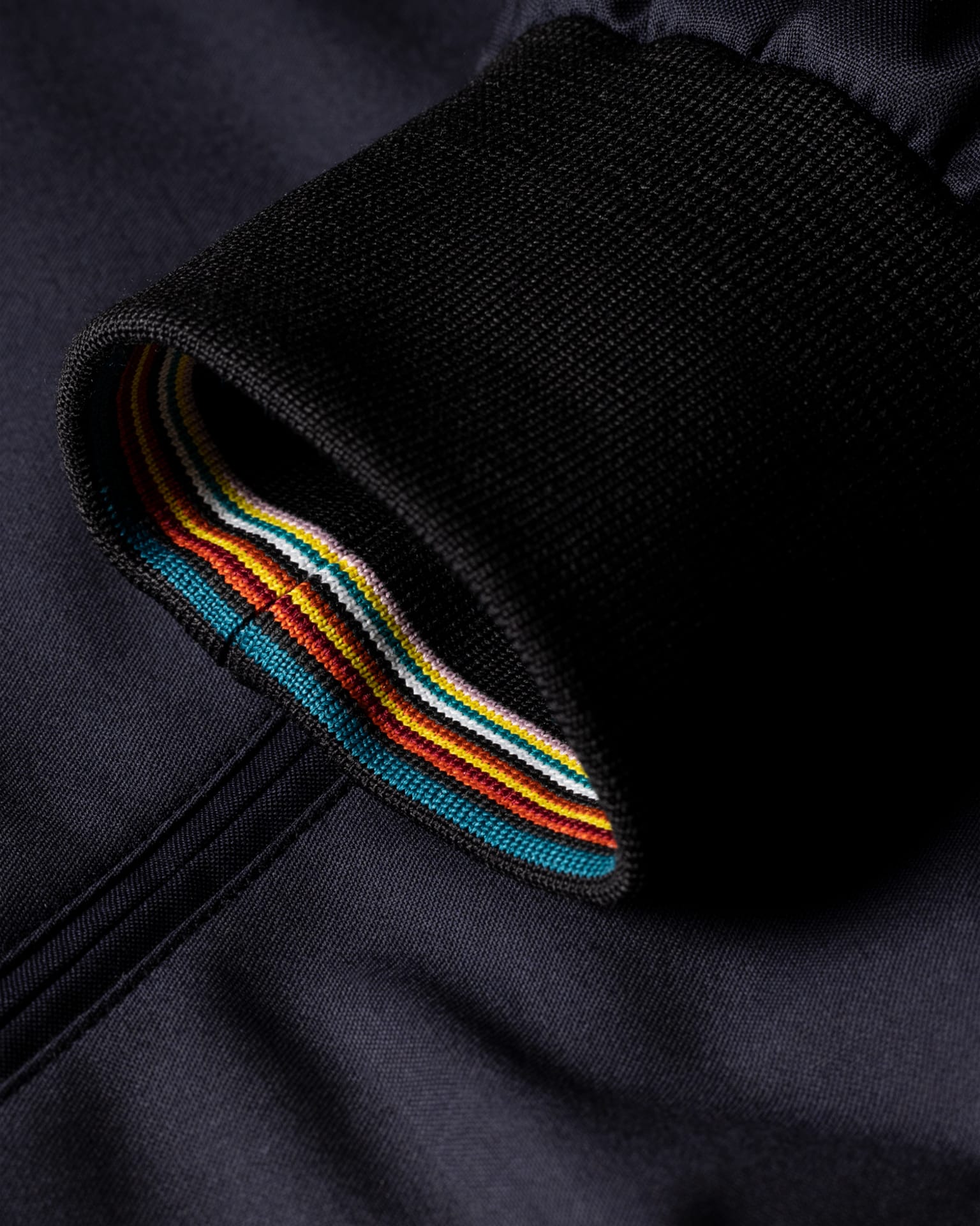 Men's Dark Navy 'Storm System' Wool Bomber