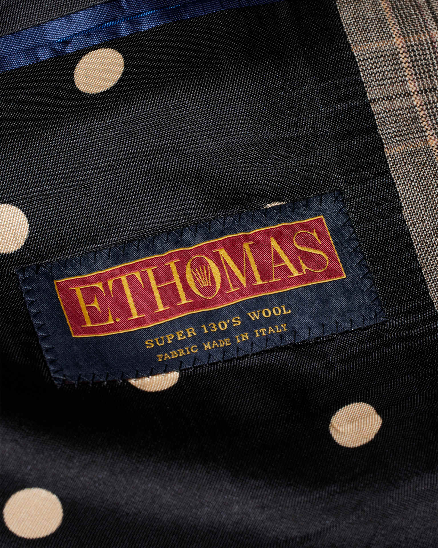 Paul Smith スリーピーススーツ E.THOMAS The Brierley - Light Brown Check Wool Suit