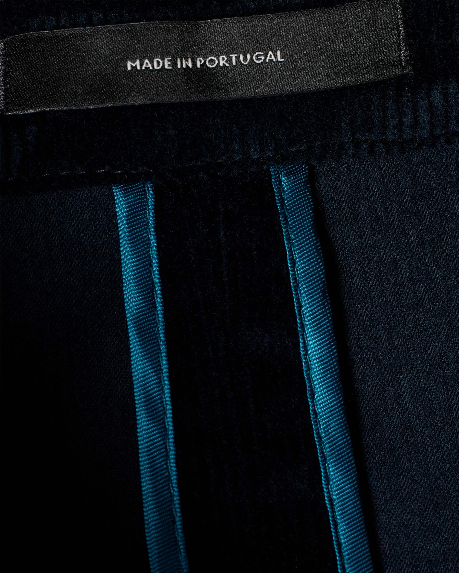 10822 Navy Plain Classic Collar Blazer