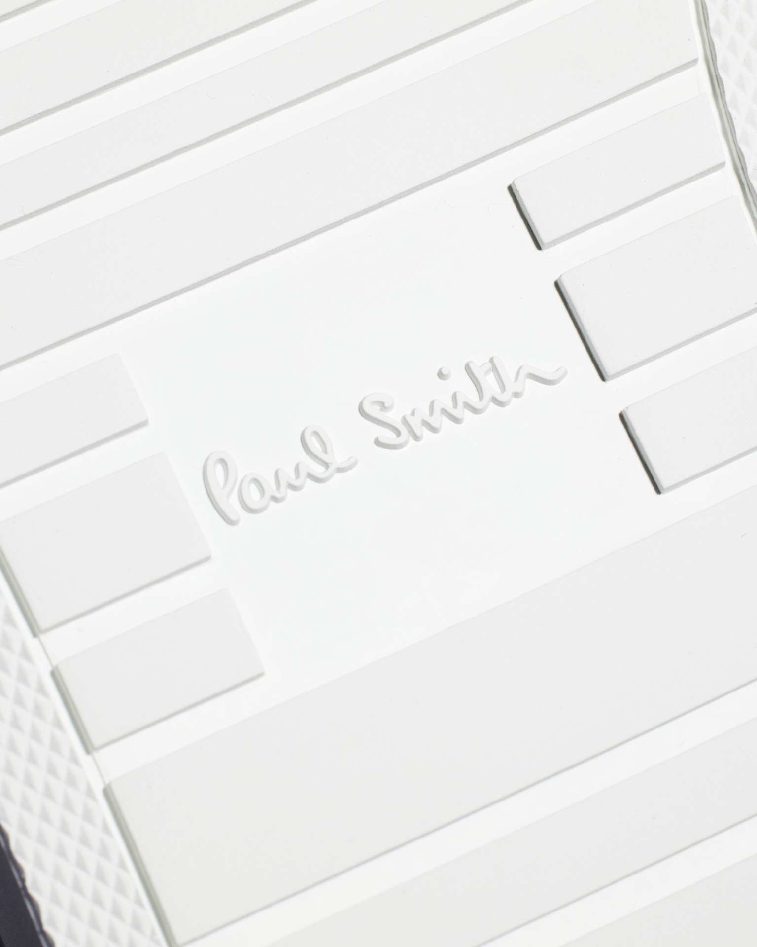 Detail View - Women's Navy Basso Leather Trainers Paul Smith