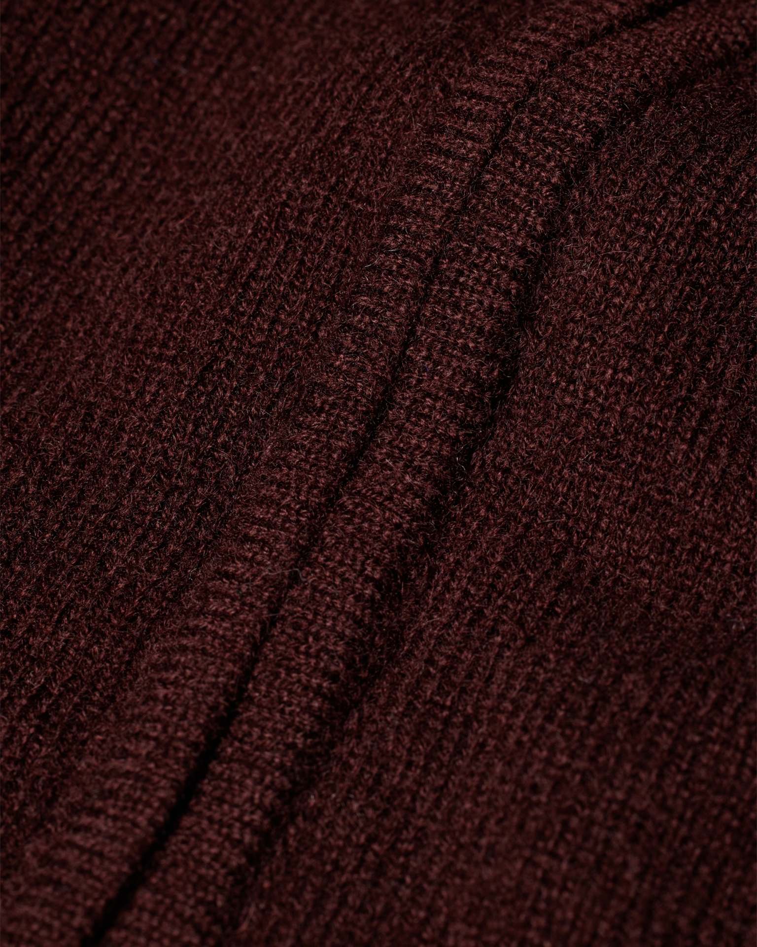 Detail View - Burgundy Cashmere Full-Zip Cardigan Paul Smith
