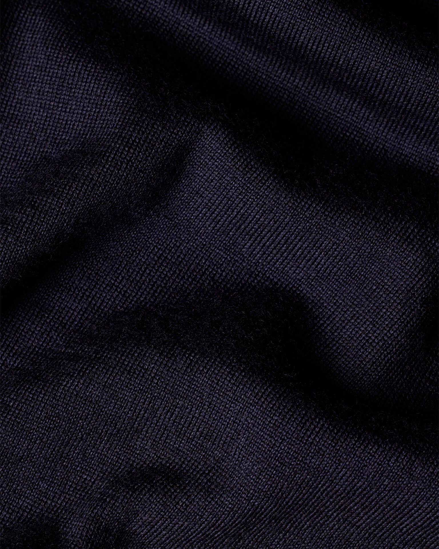 Detail View - Women's Navy Knitted Roll Neck Sweater Paul Smith