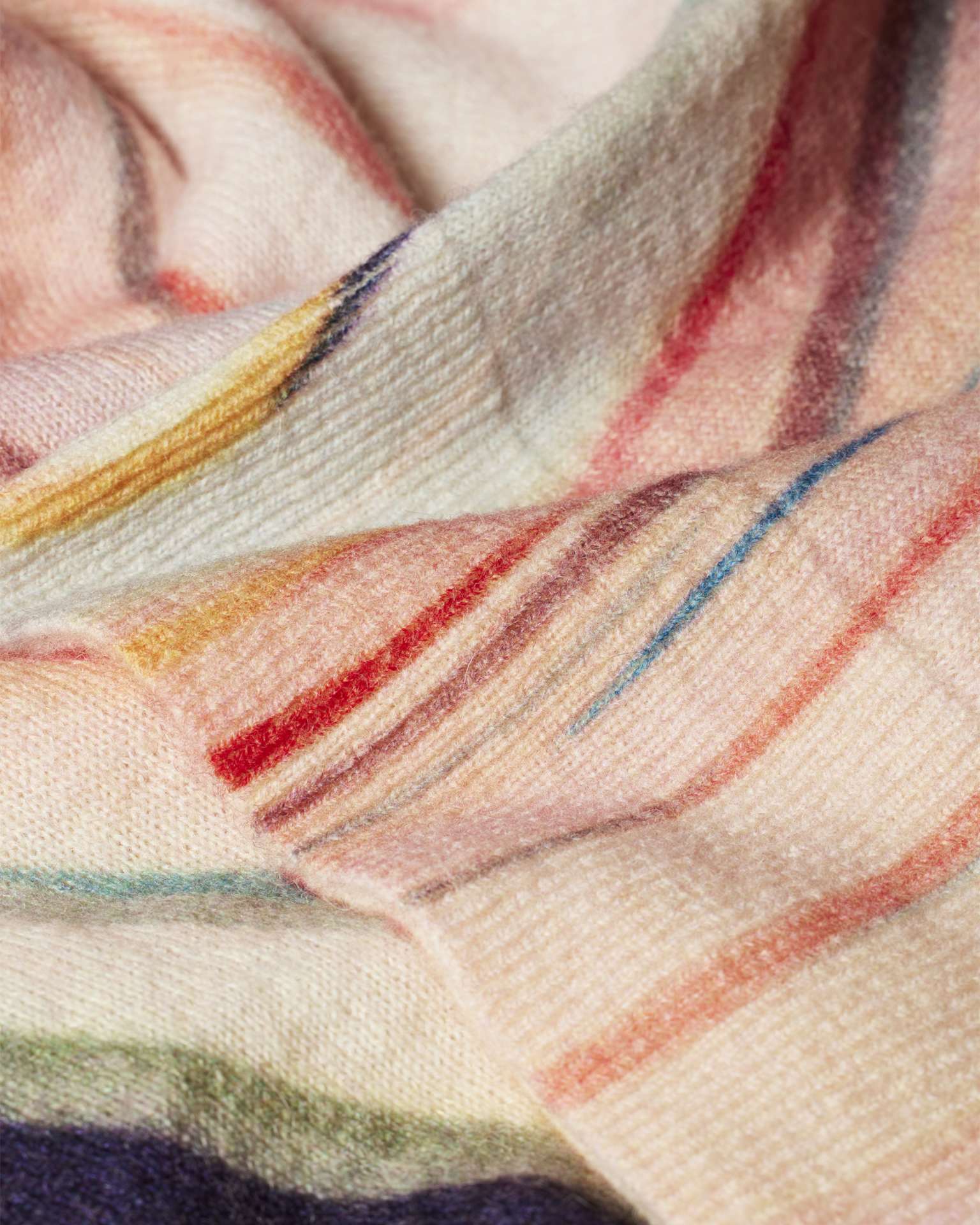 Detail View - Women's 'Swirl' Crew Neck Knitted Sweater Paul Smith