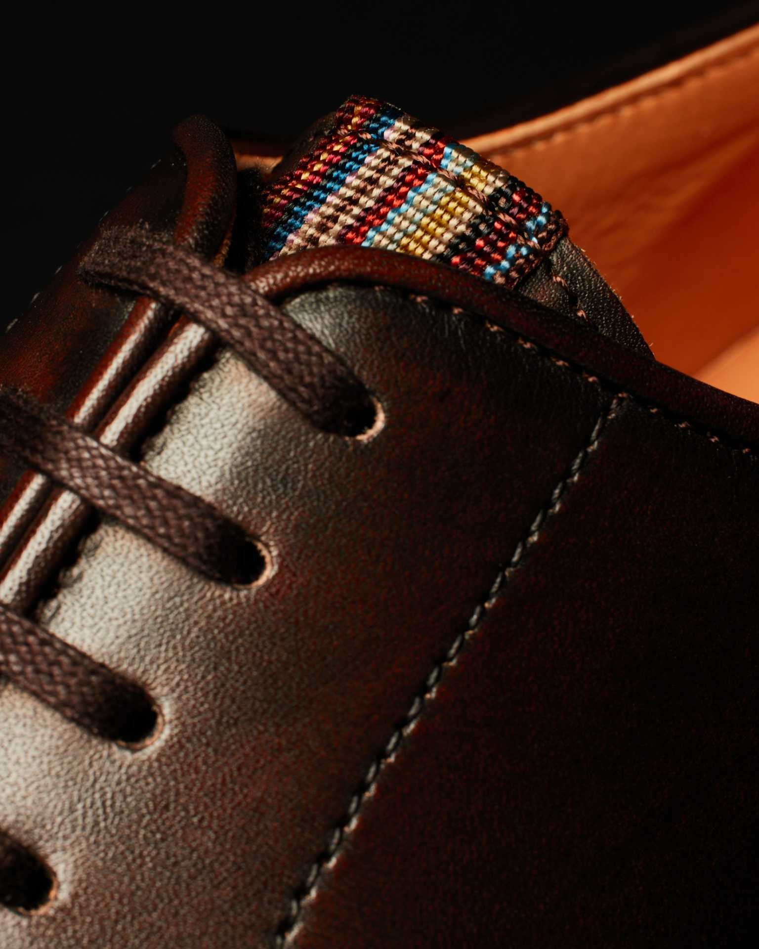 Detail View - Dark Brown 'Balthazar' Shoes Paul Smith