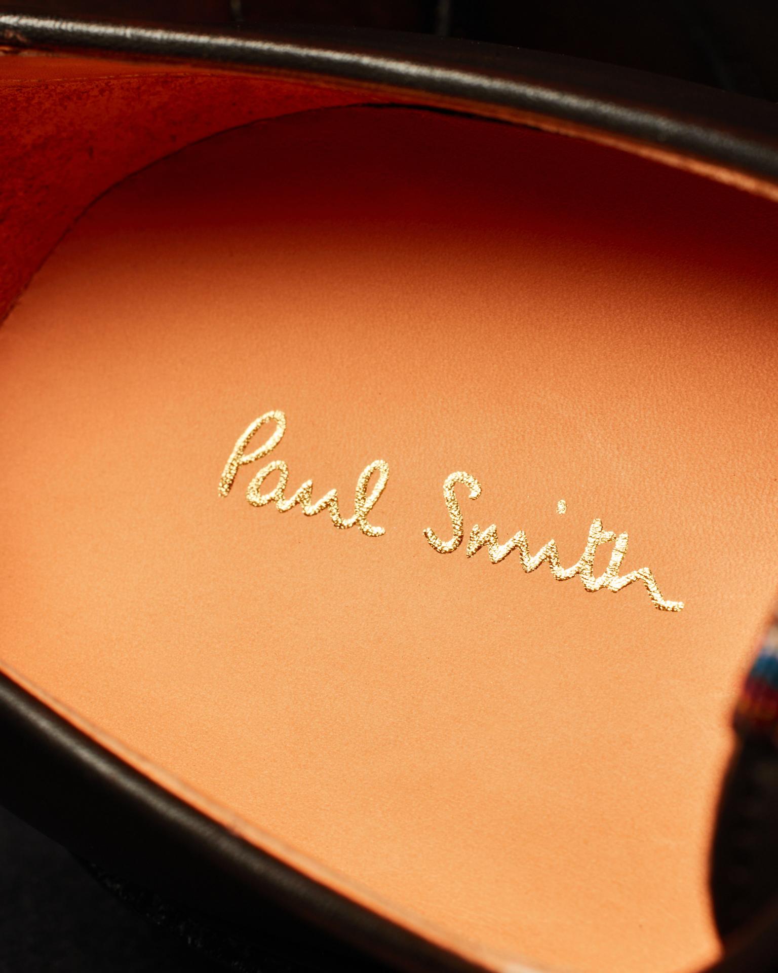 Detail View - Dark Brown 'Balthazar' Shoes Paul Smith