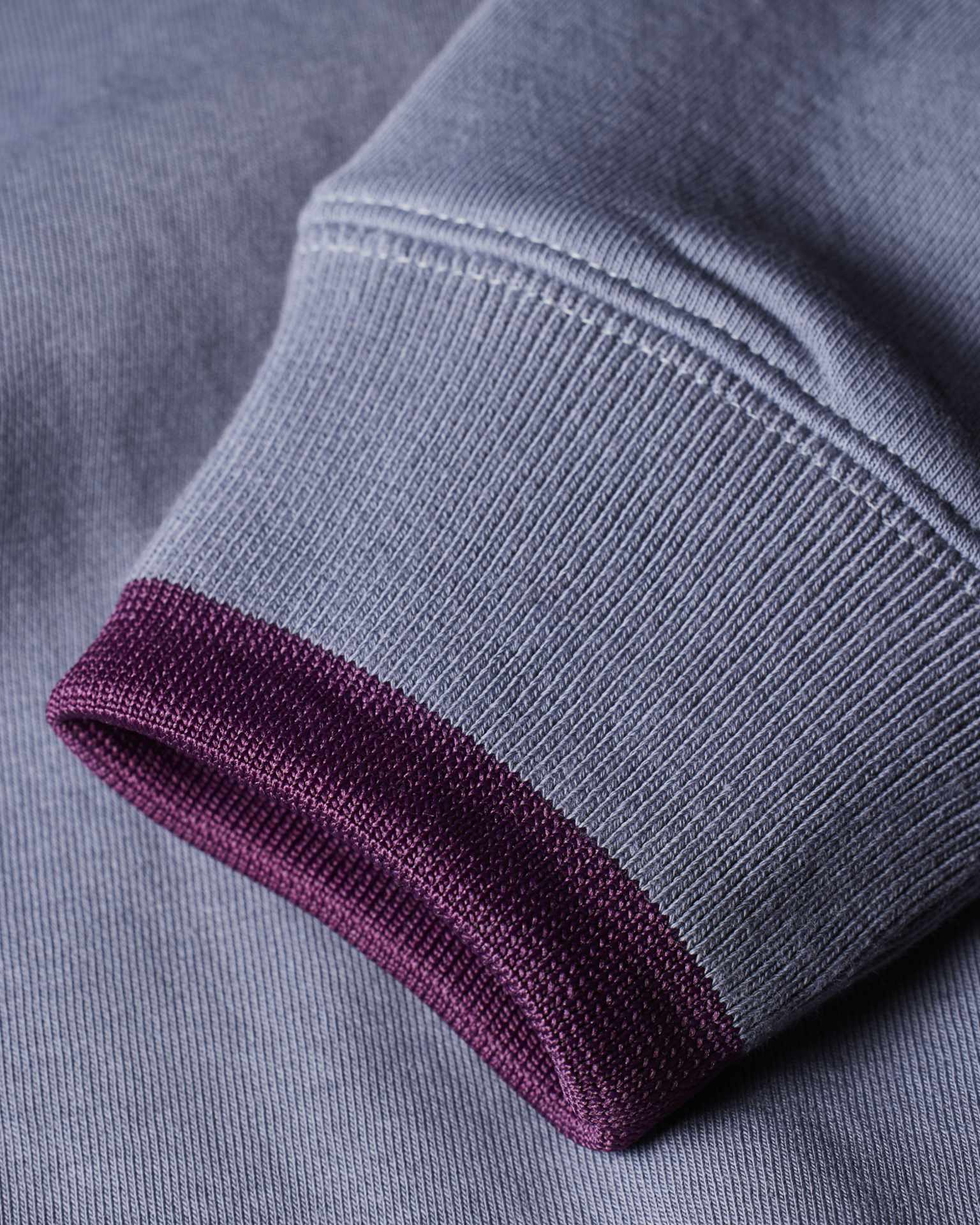 Men's Steel Grey Cotton-Blend 'Broad Stripe Zebra' Hoodie