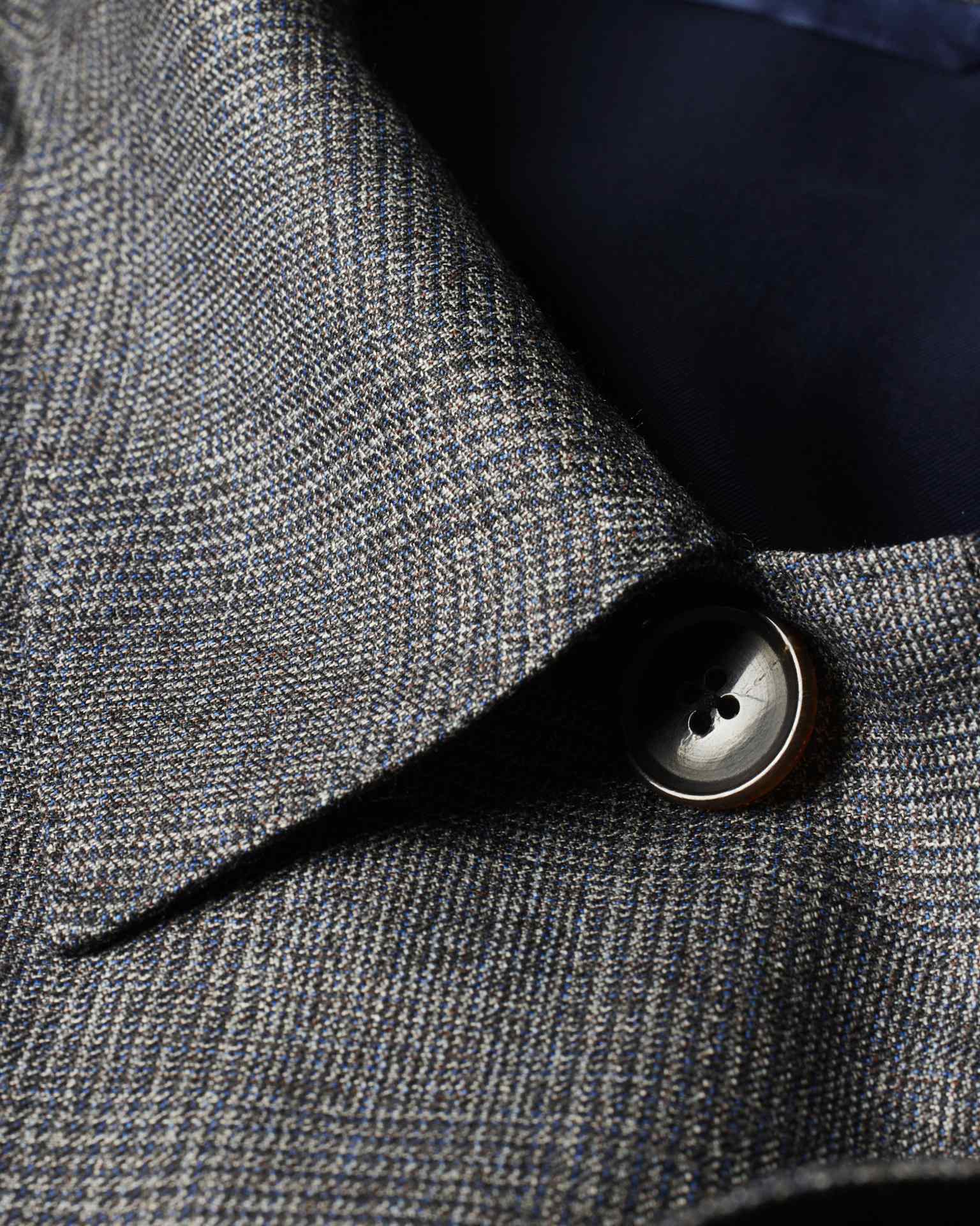 Men's Grey Check Wool Work Jacket