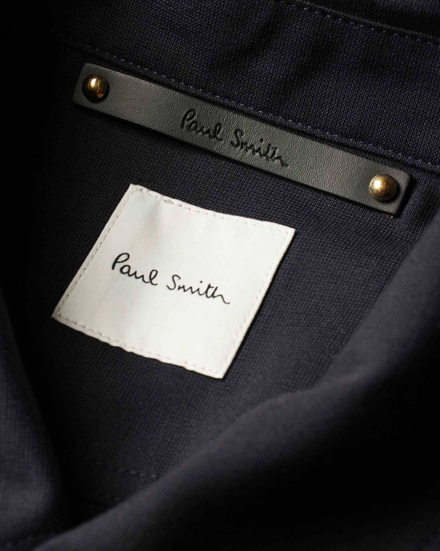 Men's Dark Navy Bi-Stretch Wool Zip Jacket