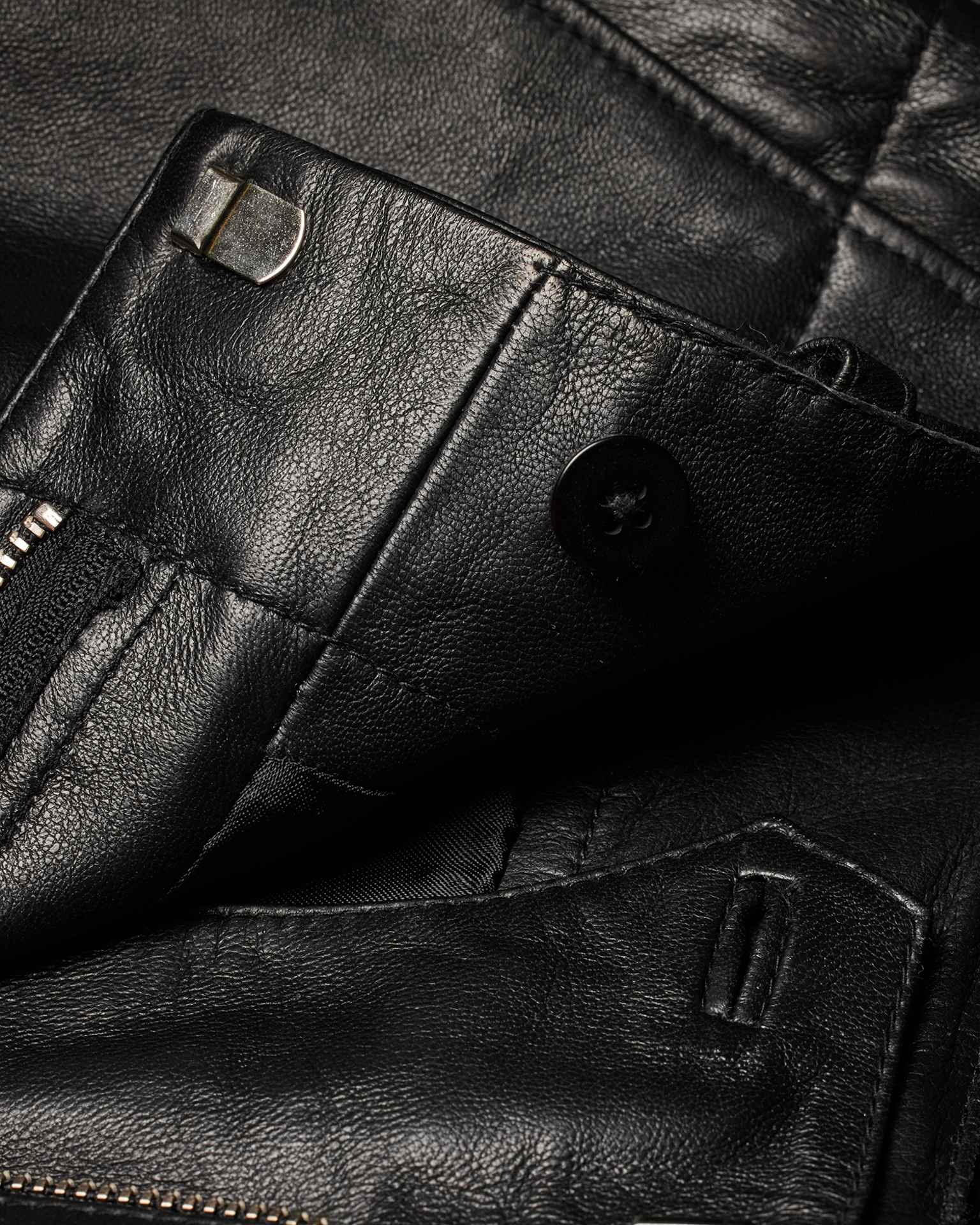 パンツ Paul Smith leather pants Paul Smith Leather Crop Pants Brown Buttery Soft Straight