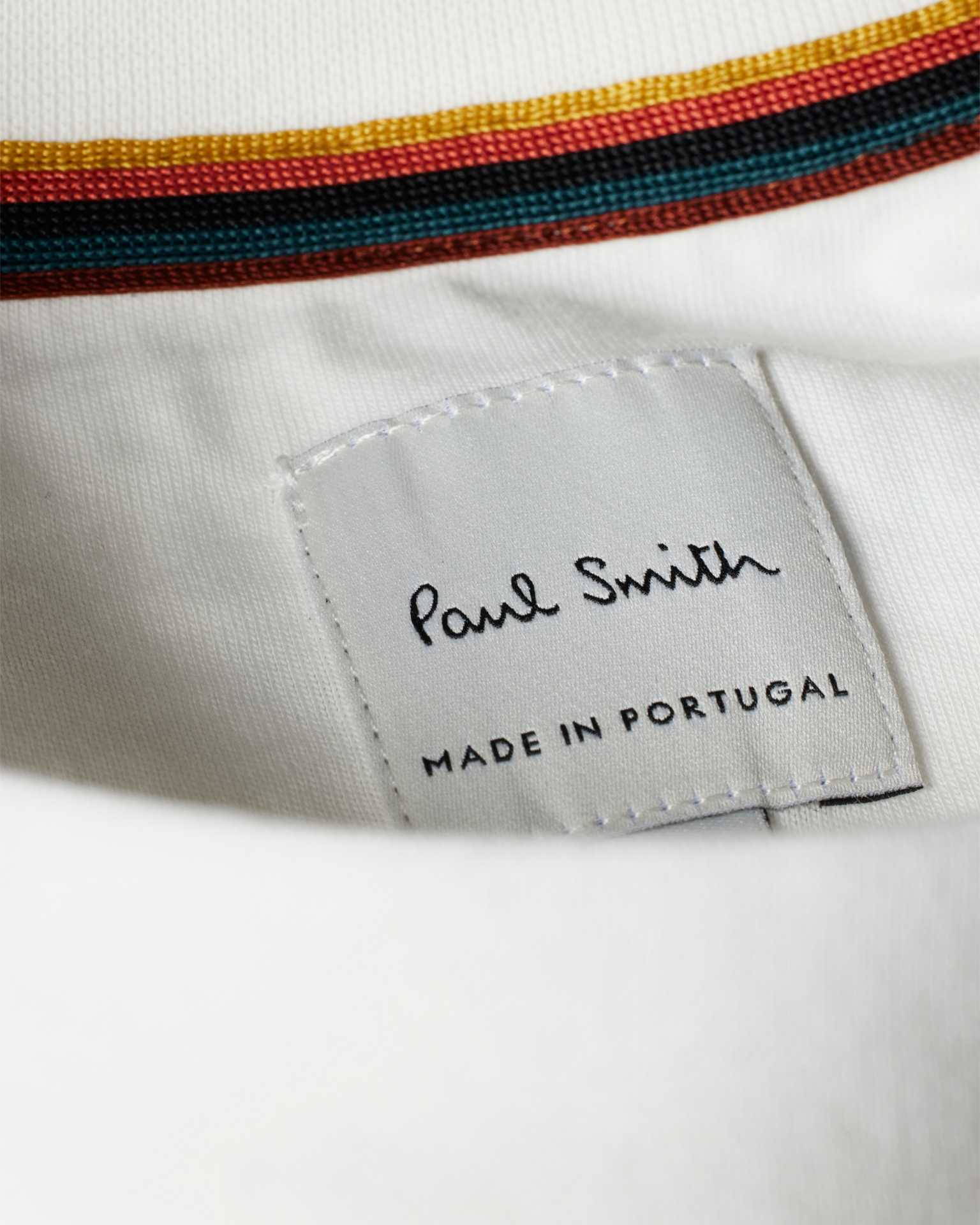 Men's White 'Espresso Bar' Print Cotton T-Shirt