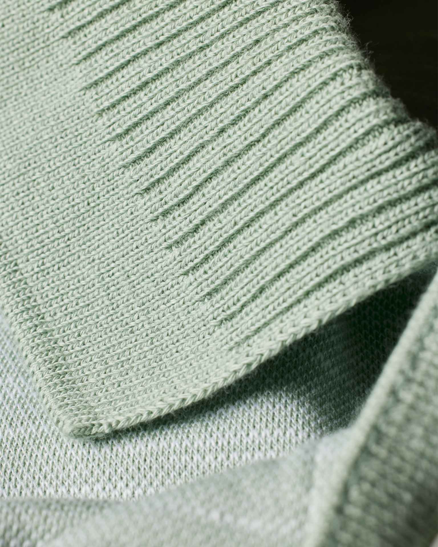 Men's Light Green Button-Front Polo Shirt