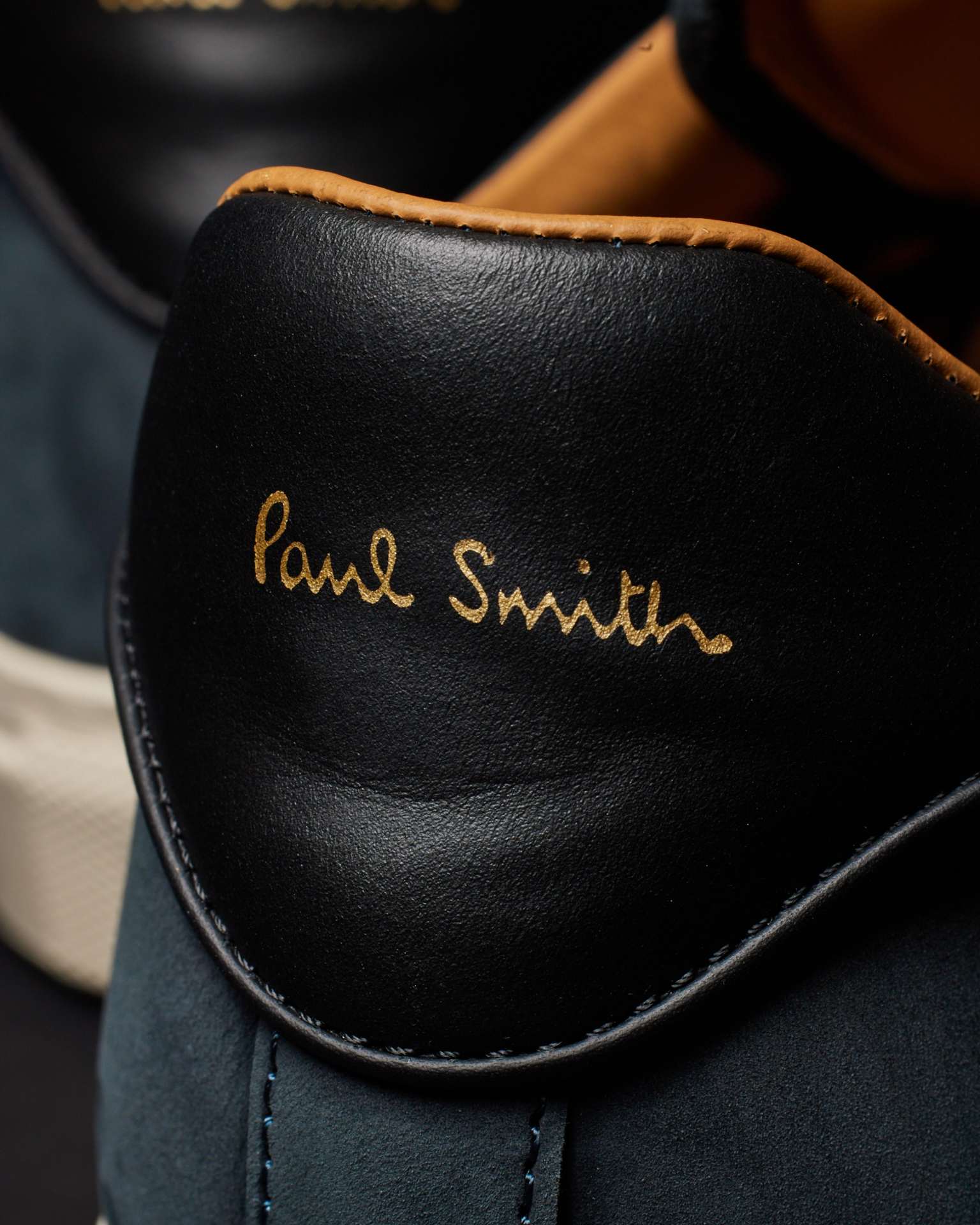スニーカー Paul Smith SS25 MENS SHOE BANFF (M1S BNF06 PNUB 49) Men's Nubuck Dark Navy 'Banff' Trainers