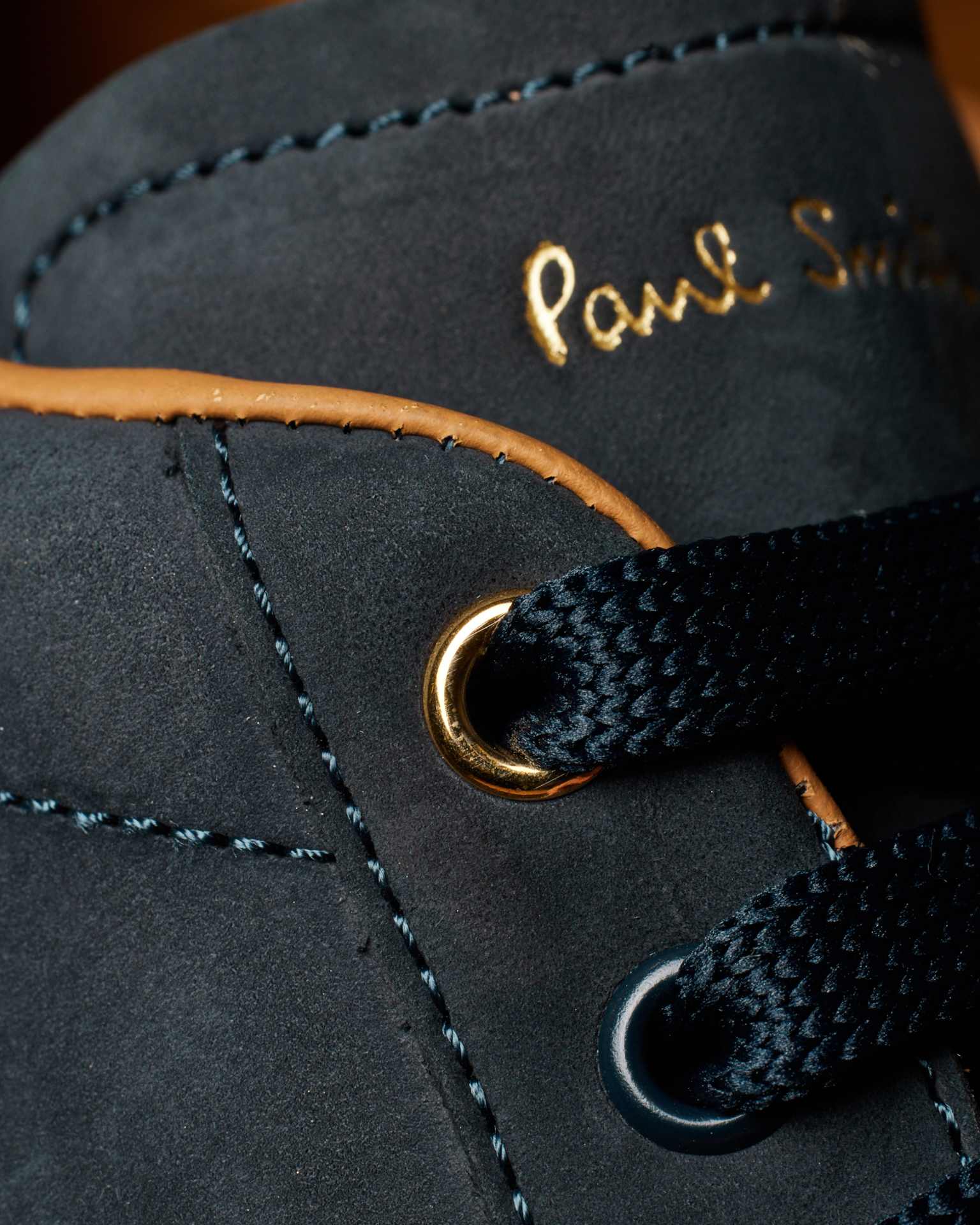 Men's Nubuck Dark Navy 'Banff' Trainers