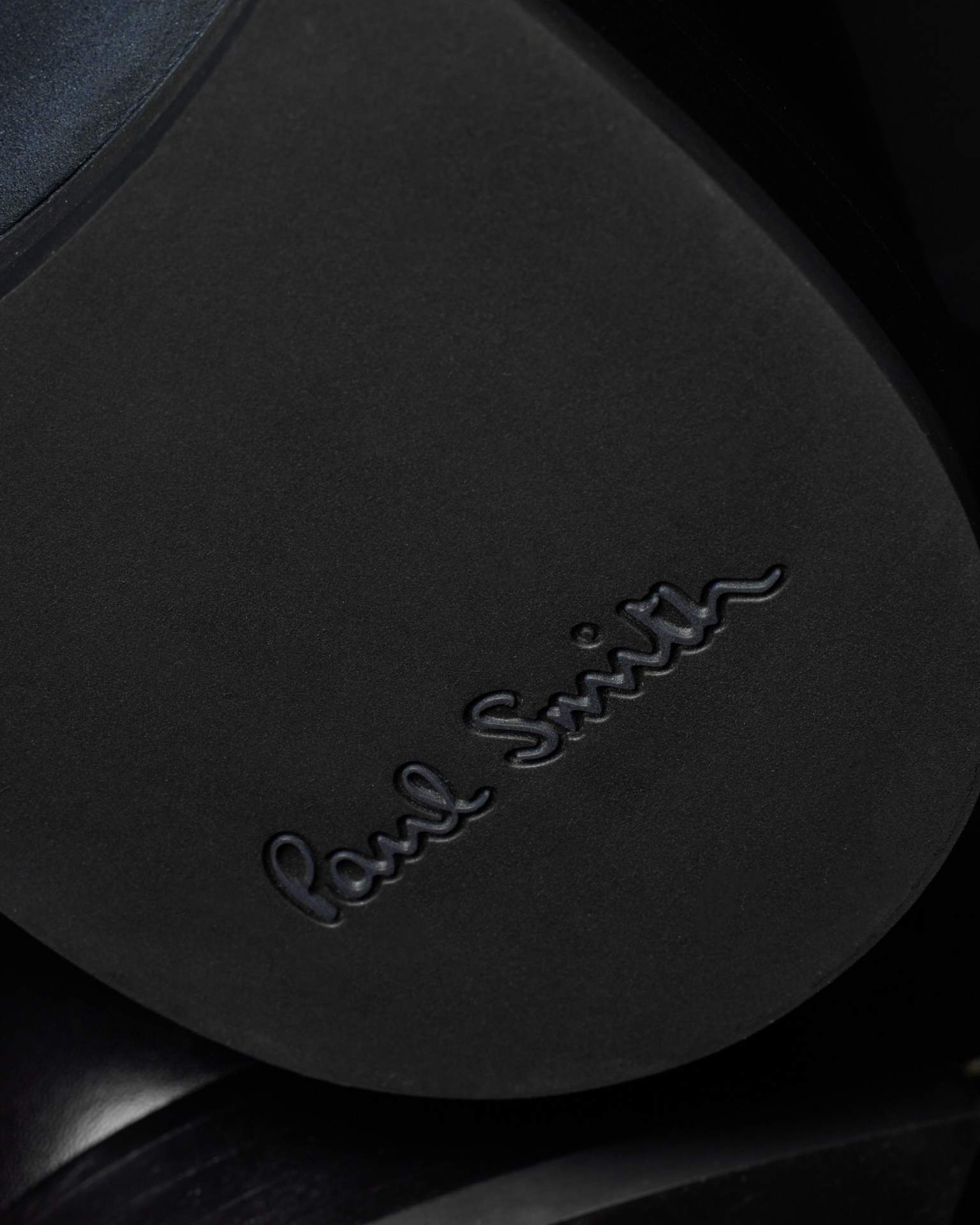 Detail View - Black Leather 'Lawson' Boots Paul Smith