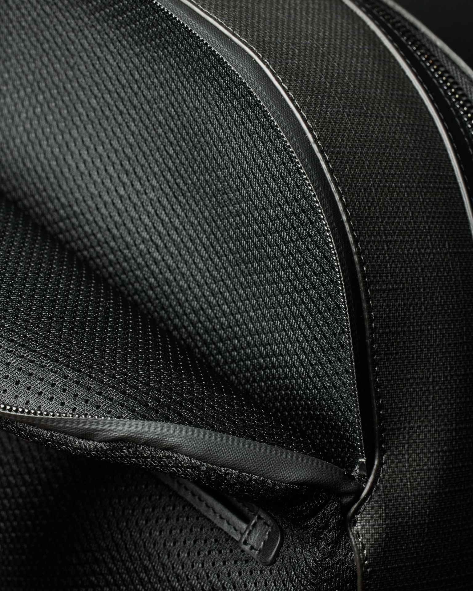 Sac Fourre-tout PAUL SMITH Cuir Noir & Blanc - Double Poignée Accordéon - Occasion