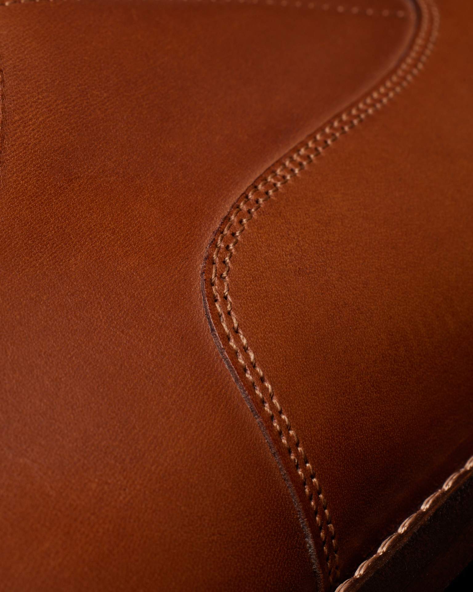 Detail View - Leather Tan 'Garson' Shoes Paul Smith