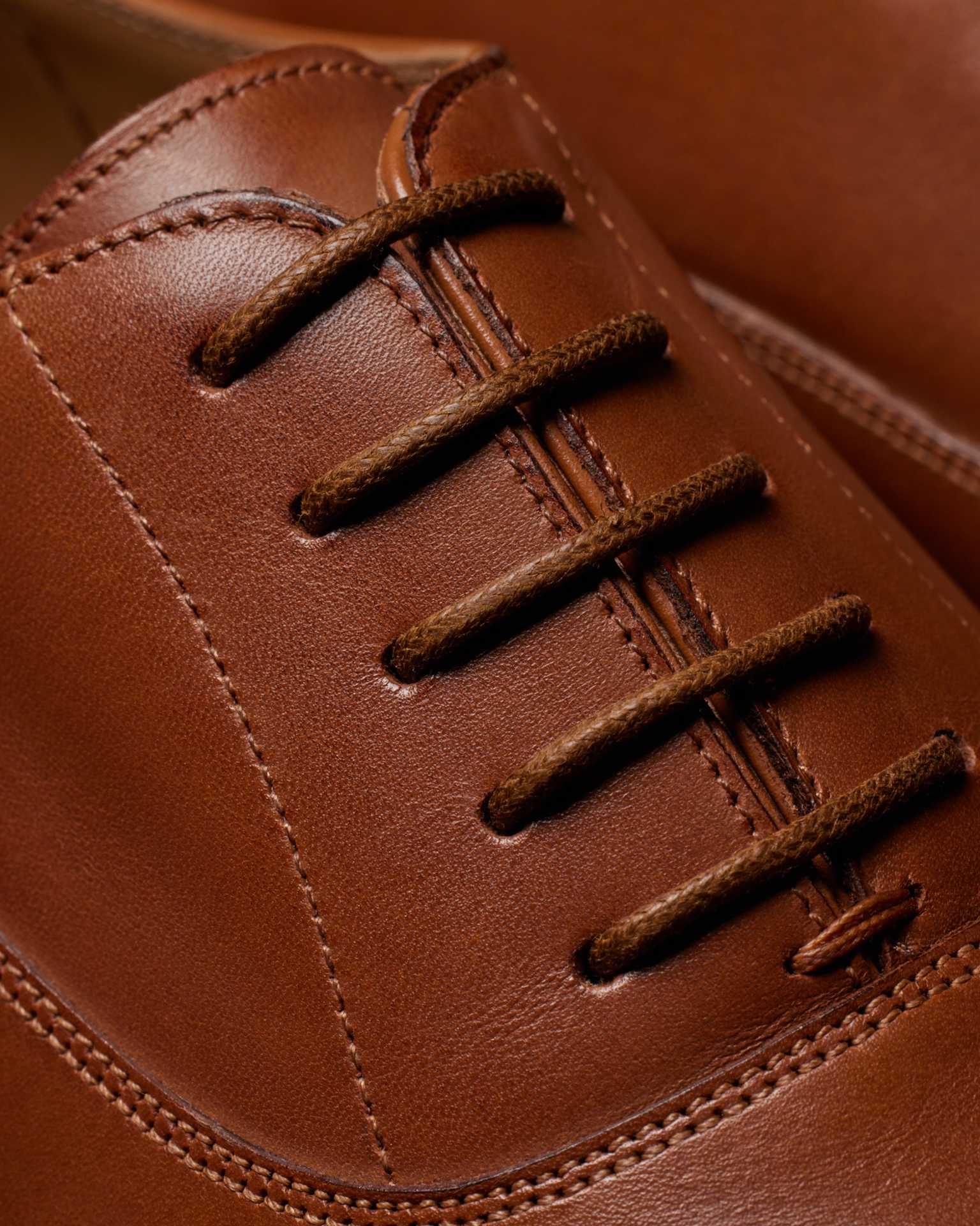 Detail View - Leather Tan 'Garson' Shoes Paul Smith