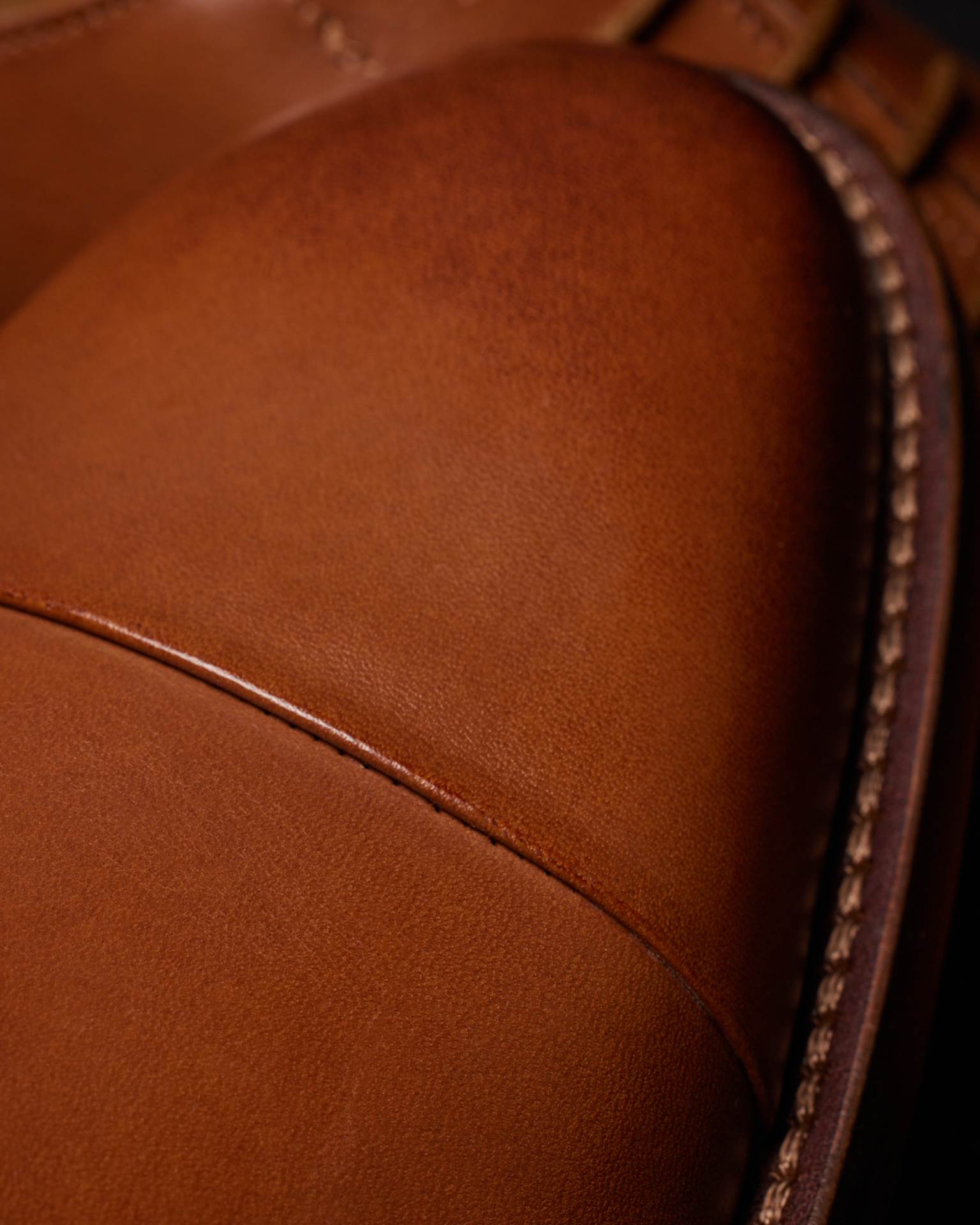 Detail View - Leather Tan 'Garson' Shoes Paul Smith