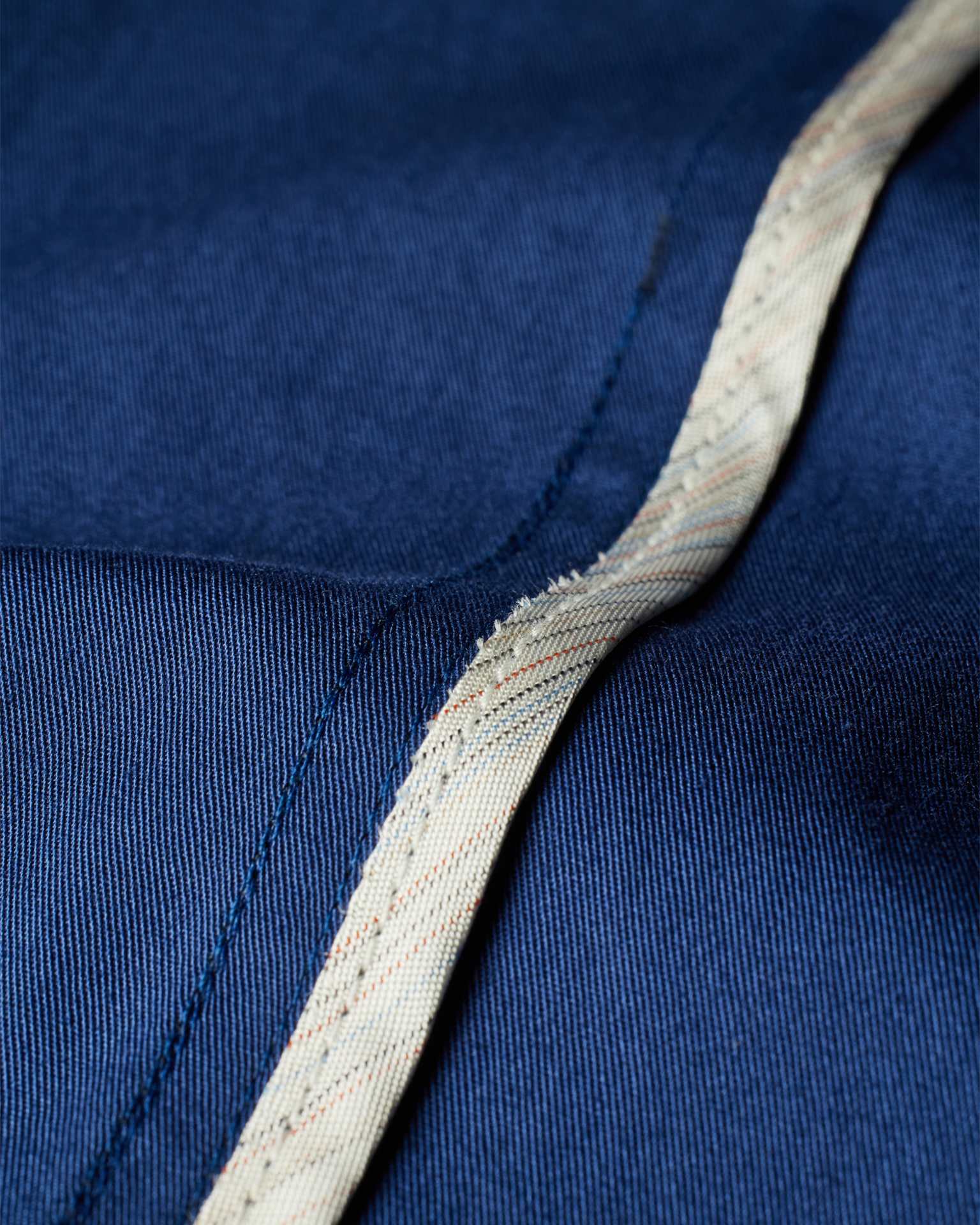 ジャケット PAUL SMITH Women Jackets W1R 314T M01427 41A Blue Women's Navy Cotton Trapeze Jacket with Cobalt Collar