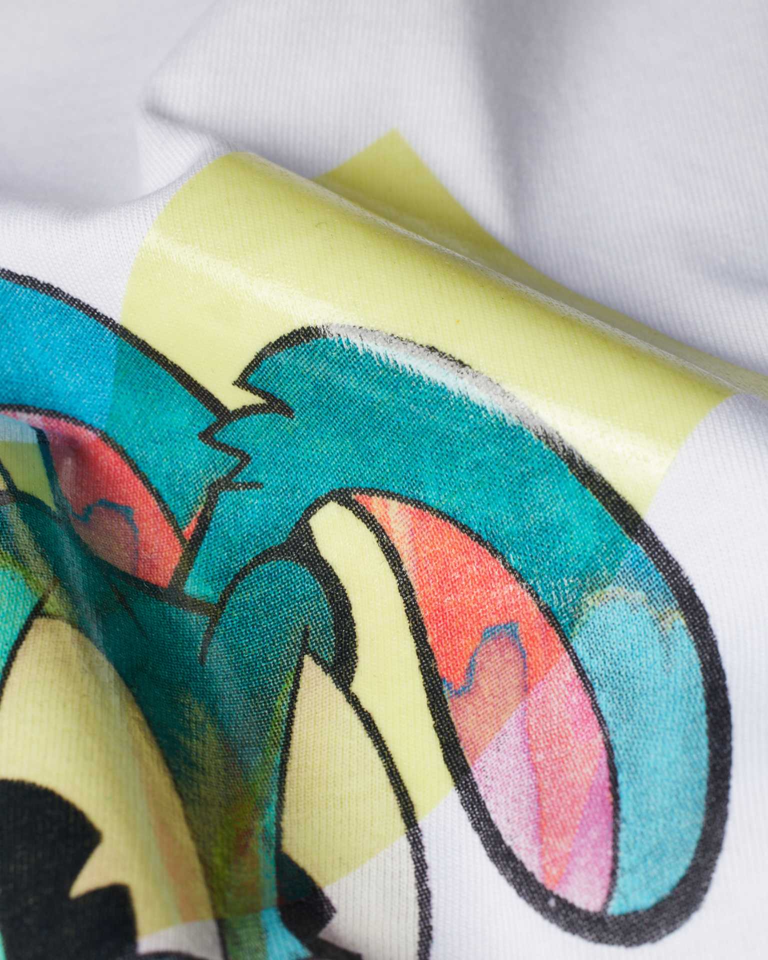 【Paul Smith】半袖Tシャツ Bunny Repeatプリント コットン Men's White 'Bunny Repeat' Print T-Shirt