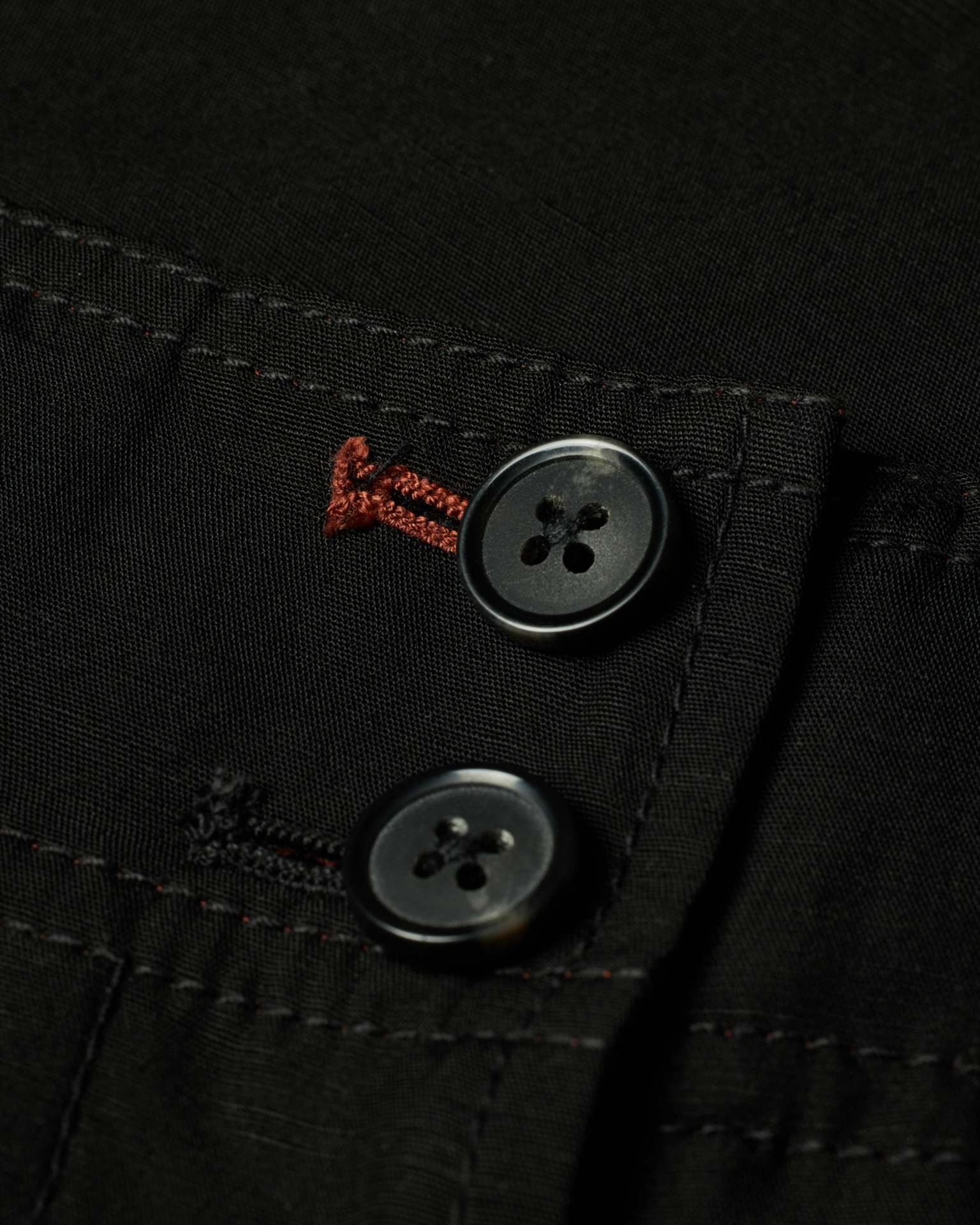 Detail View - Women's Black Lyocell-Blend Barrel Leg Trousers Paul Smith