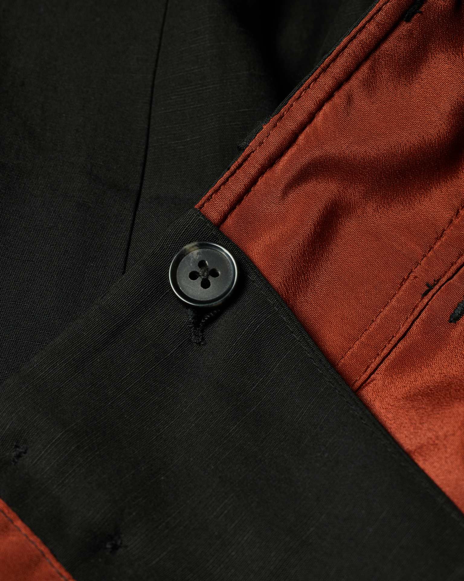 Detail View - Women's Black Lyocell-Blend Barrel Leg Trousers Paul Smith