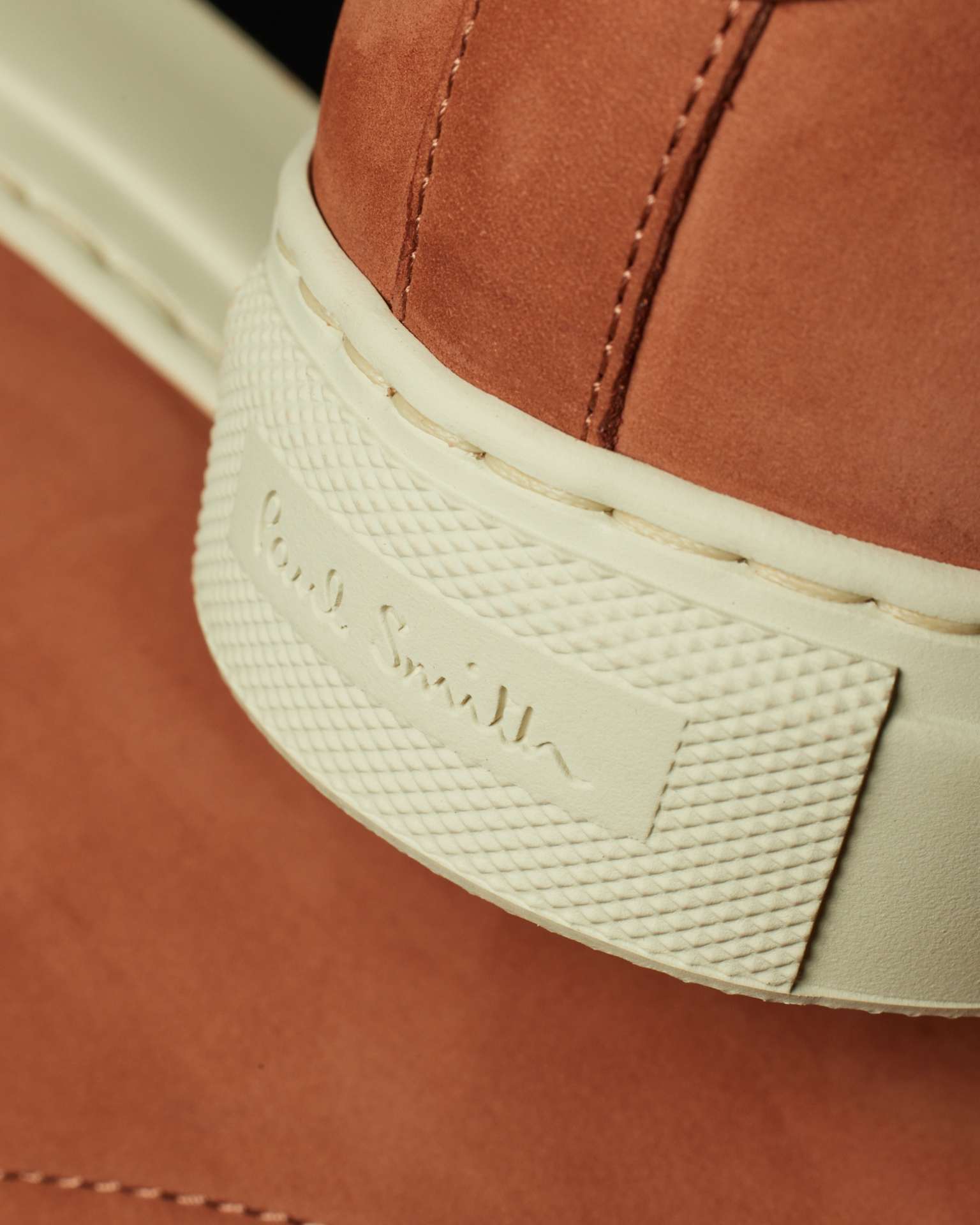 【関税込み】Paul Smith タン Beck スニーカー Men's Tan Nubuck Leather 'Beck' Trainers 'Signature Stripe