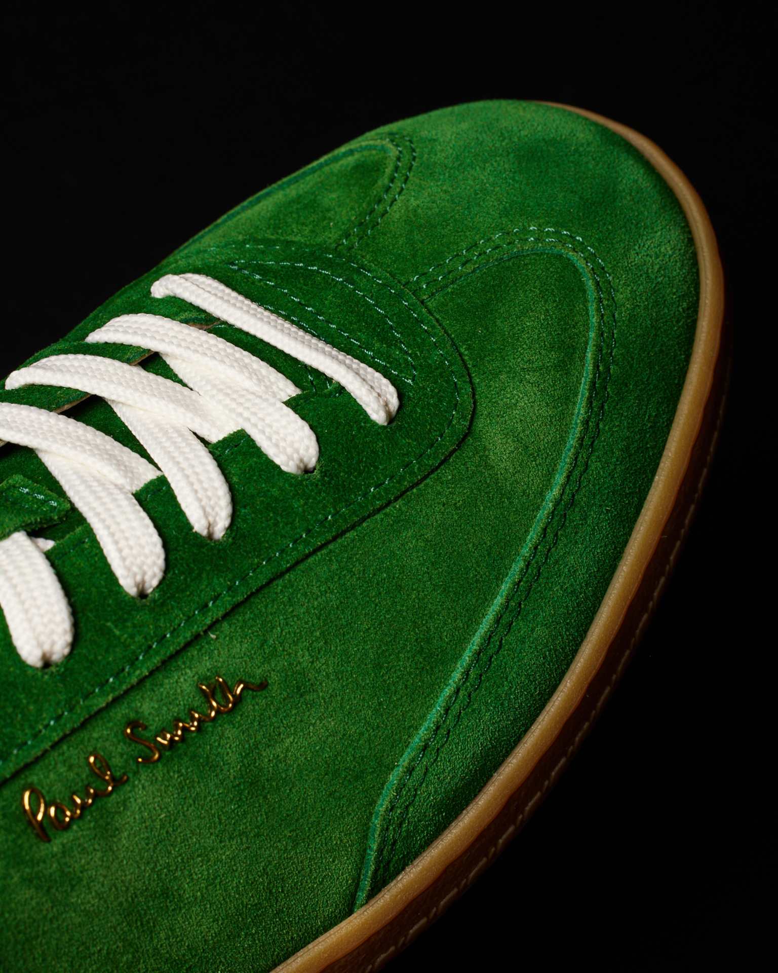 Men's Green Suede 'Como' Trainers