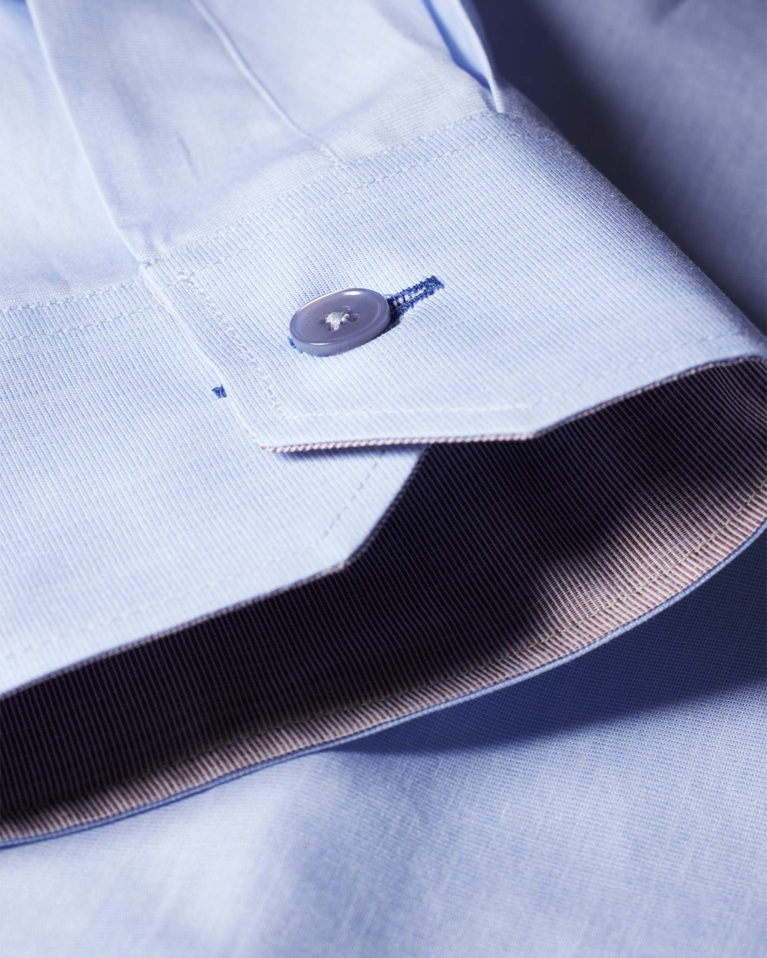 Solid Light Blue End on End Classic Custom Shirt 100c 100/2*100/2 Sai025a main image 1