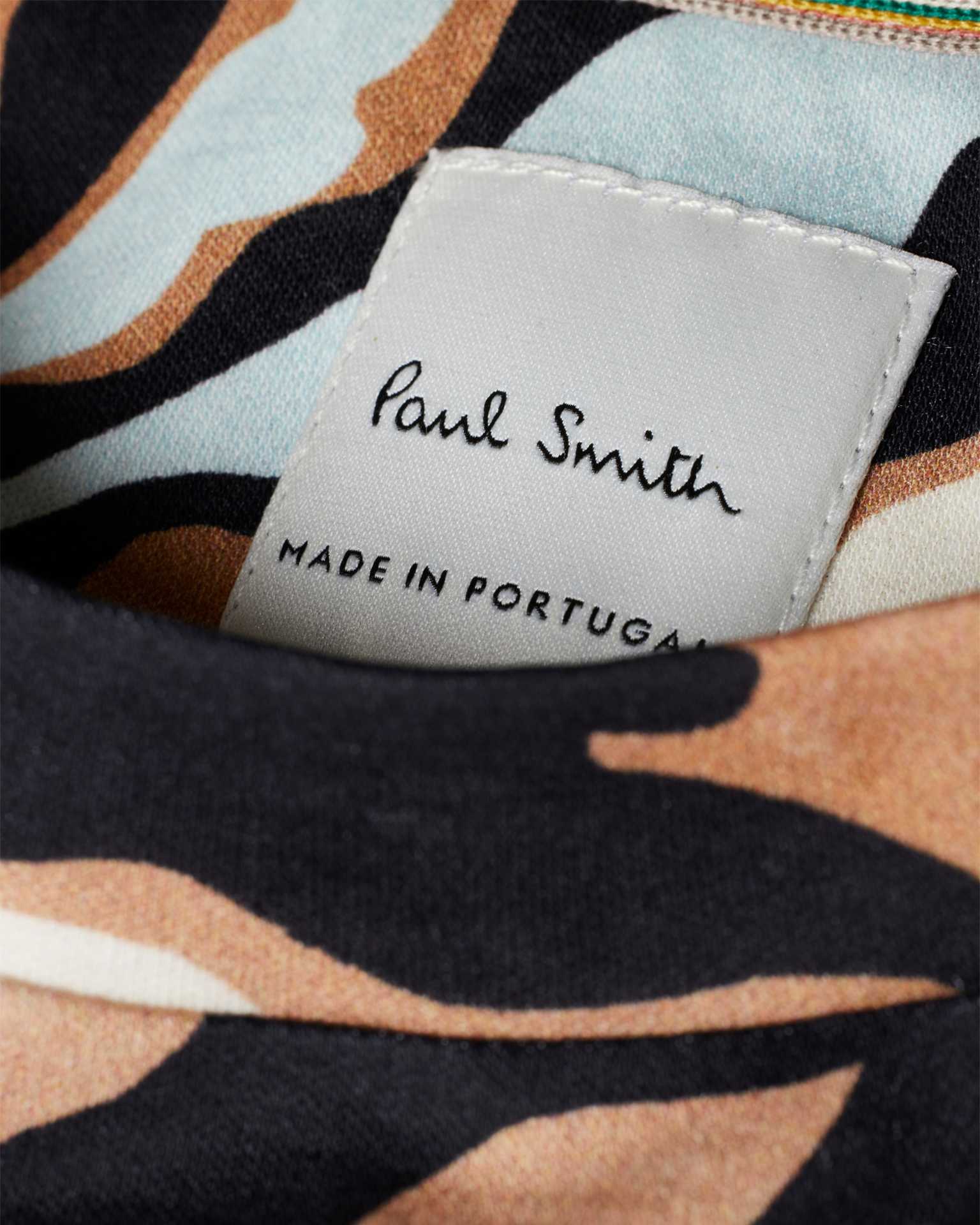 Grey Zebra T Shirt Zebre Homme PS Paul Smith T-shirt avec logo zèbre Gris anthra