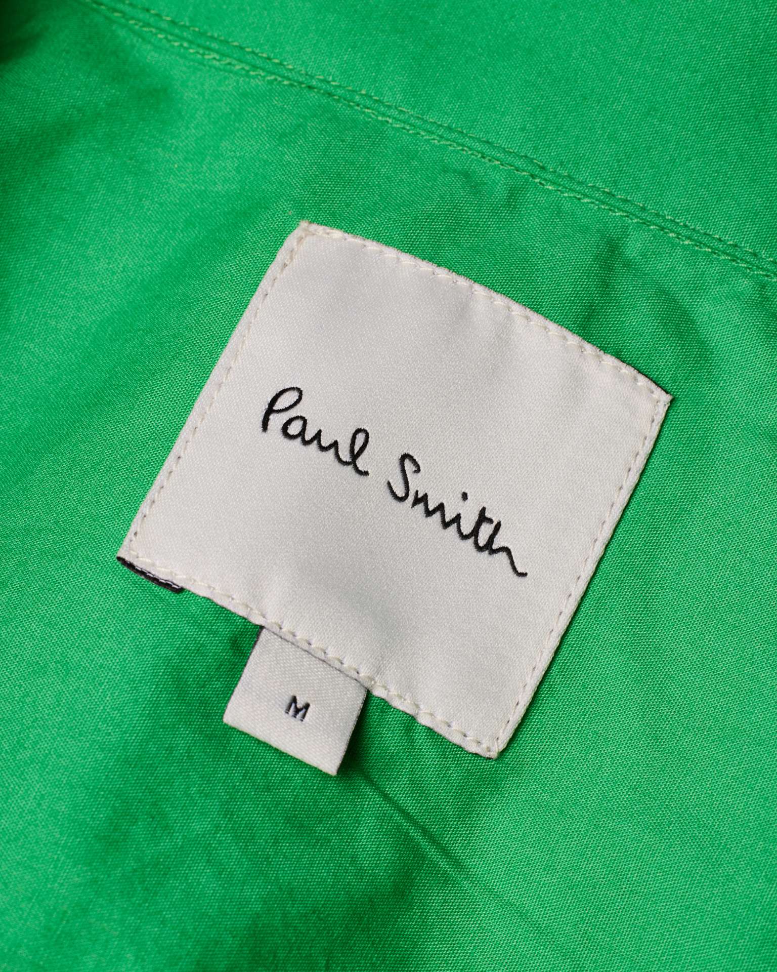 Men's Green Cotton Applique Short-Sleeve Shirt