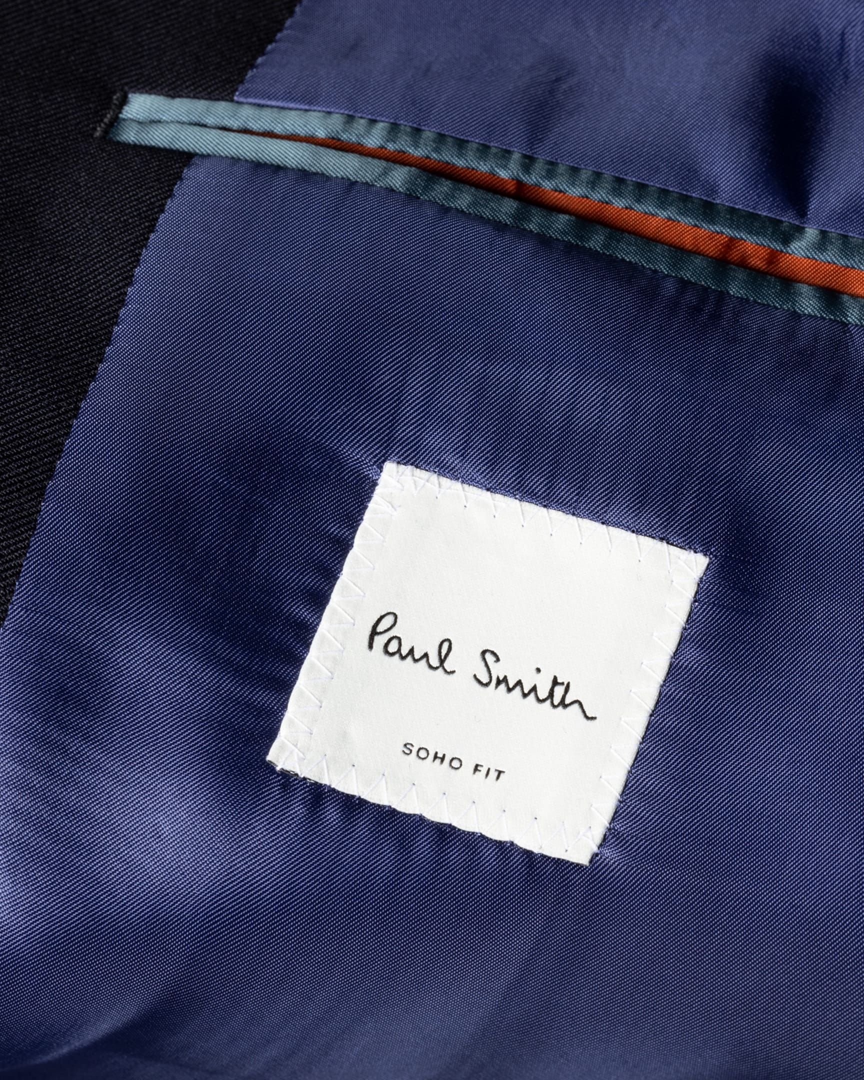The Soho - Men's Tailored-Fit Navy Wool 'A Suit To Travel In