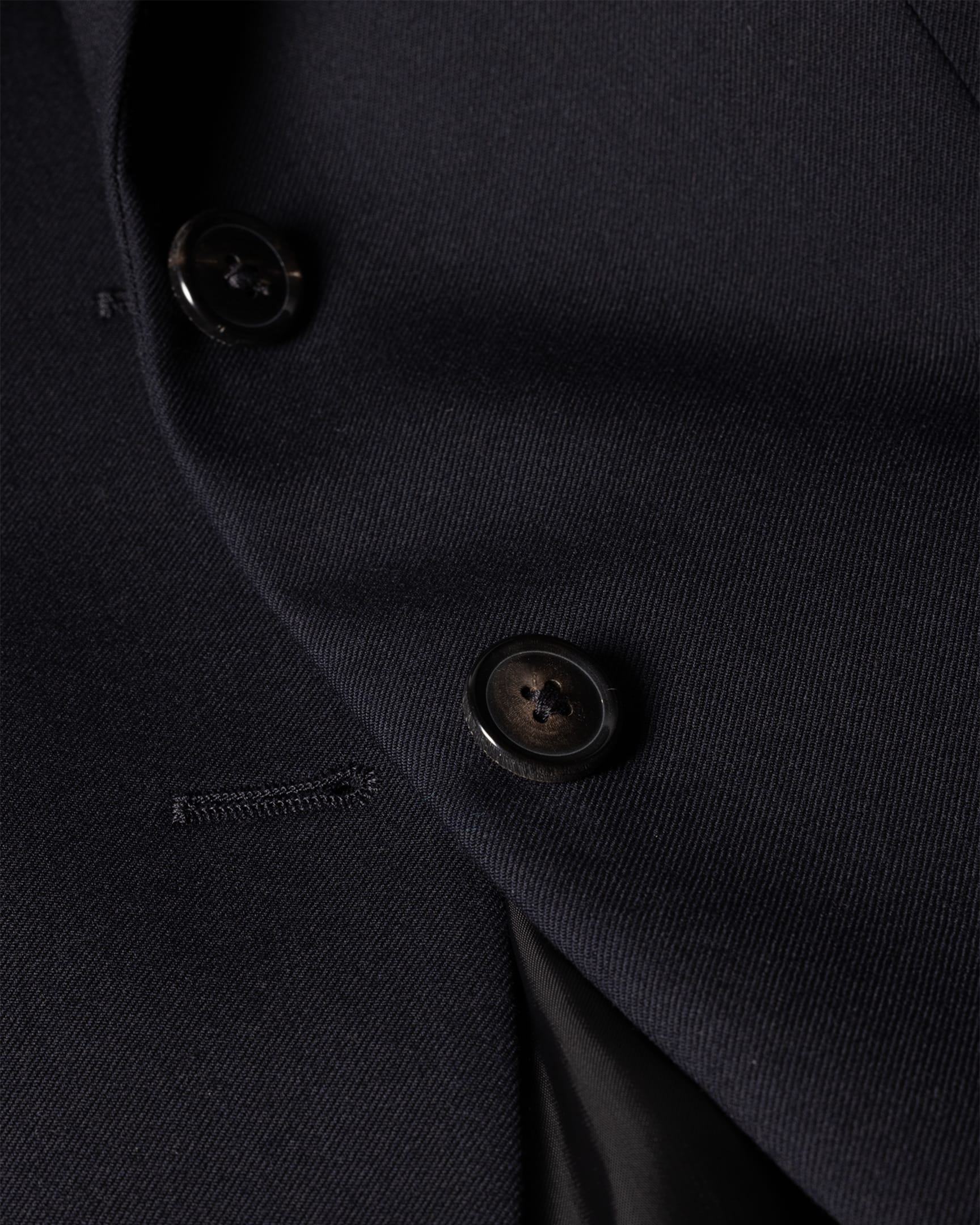 Navy Wool Single Button Blazer main image 1