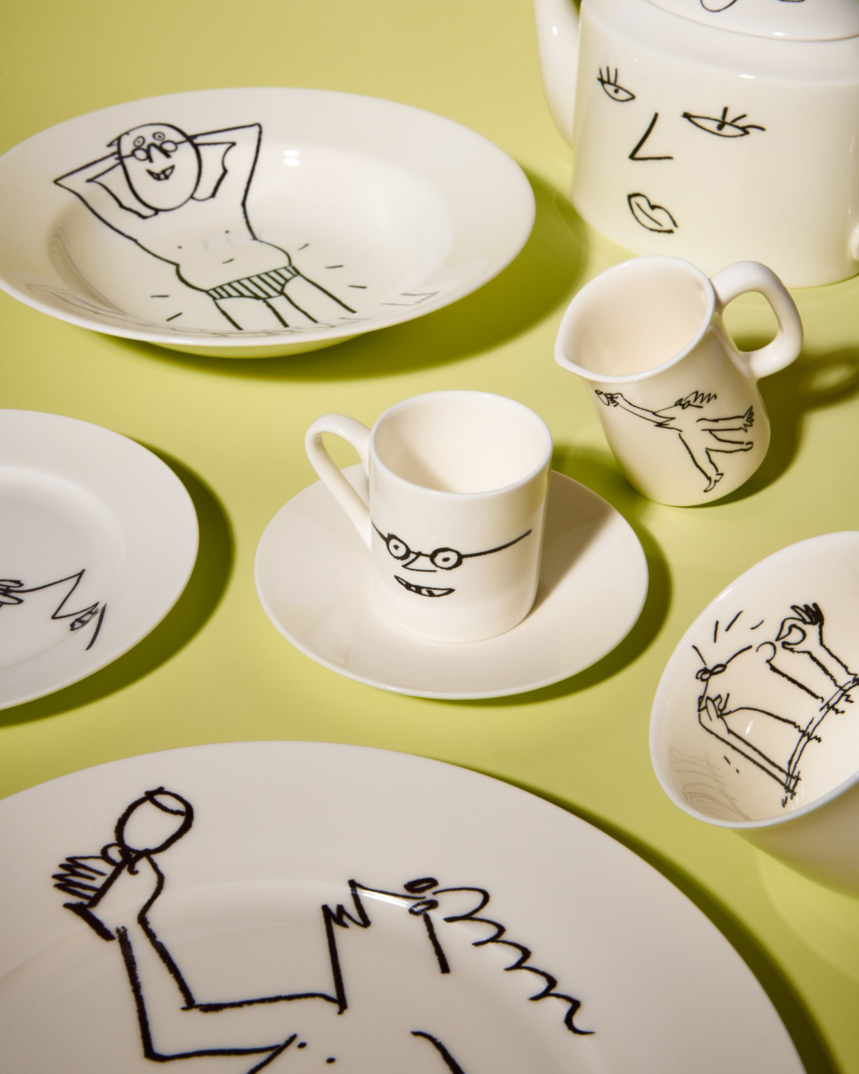 Alec Doherty for Paul Smith Bone China Large Afternoon Tea Set