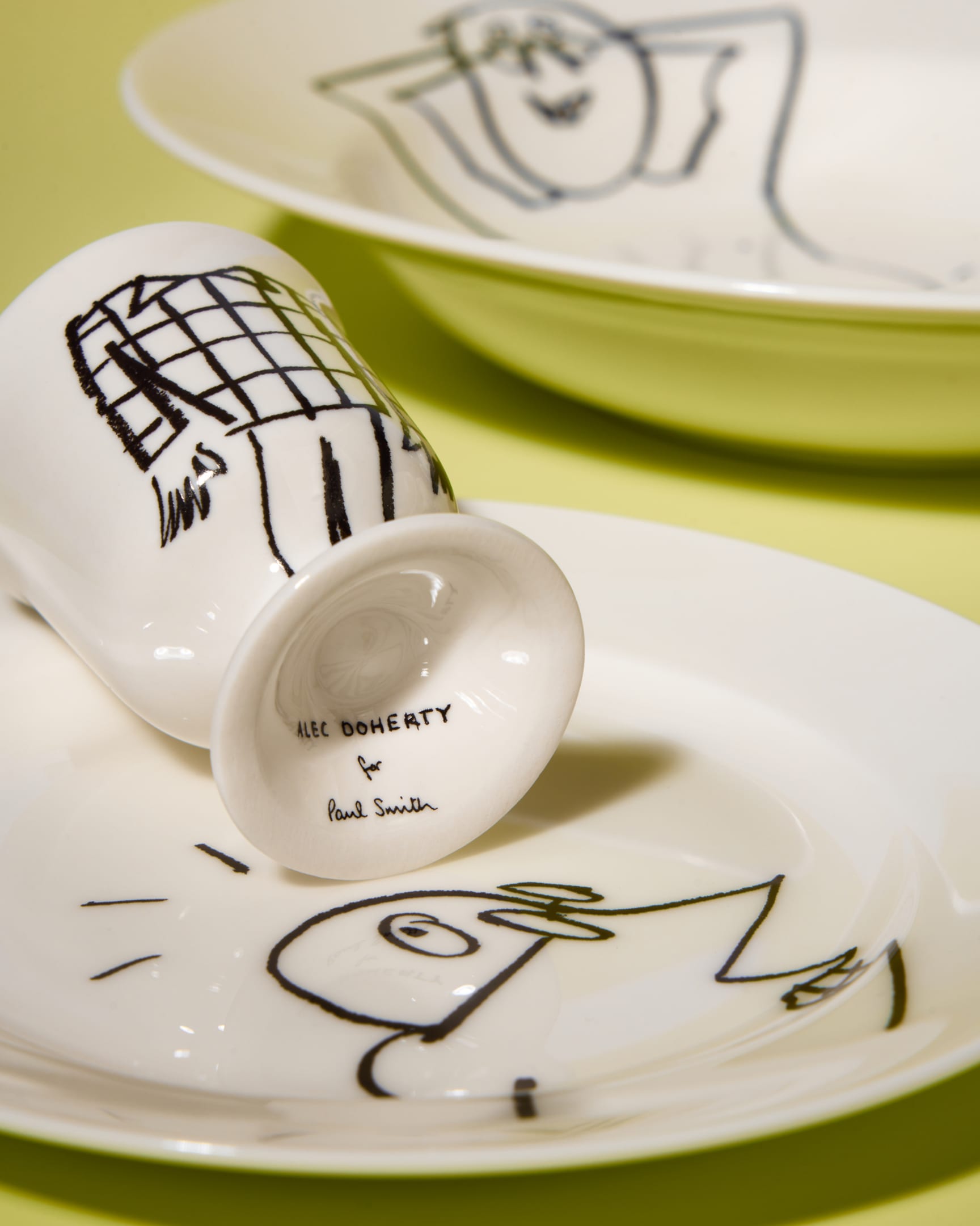 Detail View - Alec Doherty for Paul Smith - Bone China Milk Jug Paul Smith