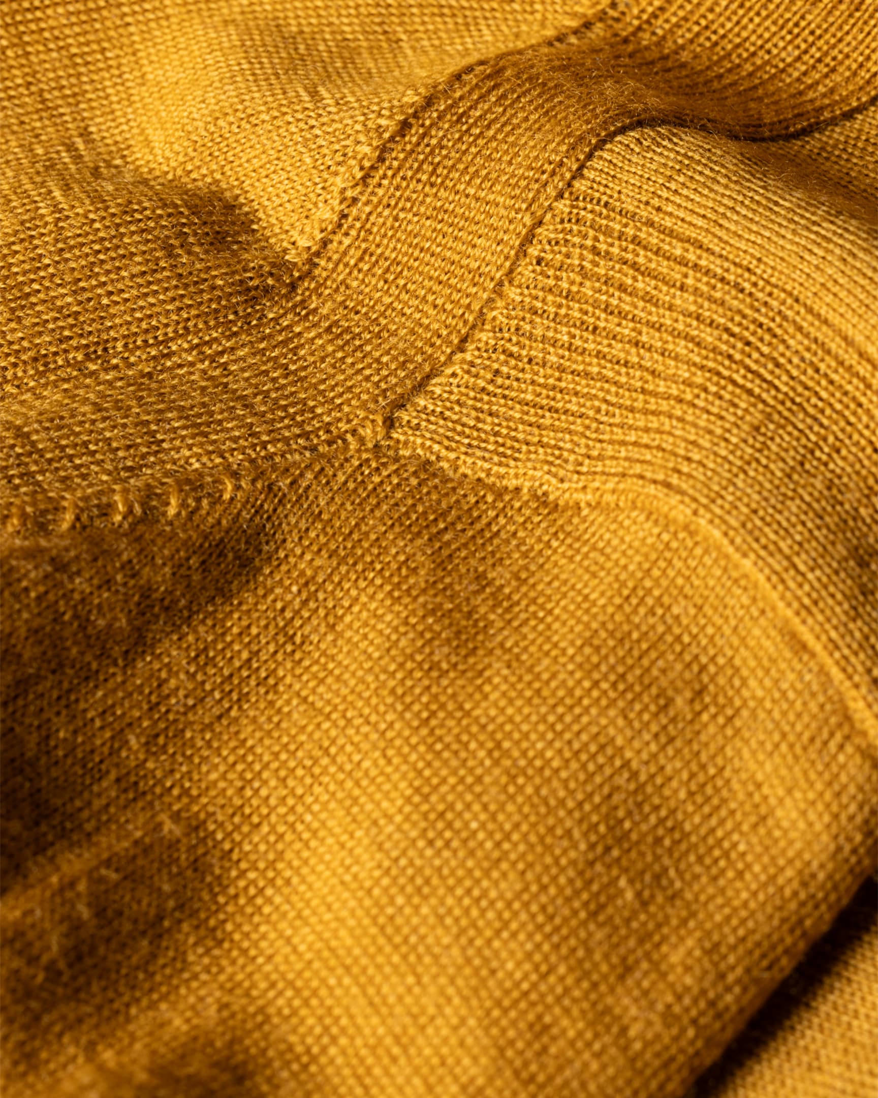 Detail View - Mustard Merino Wool Sweater Paul Smith