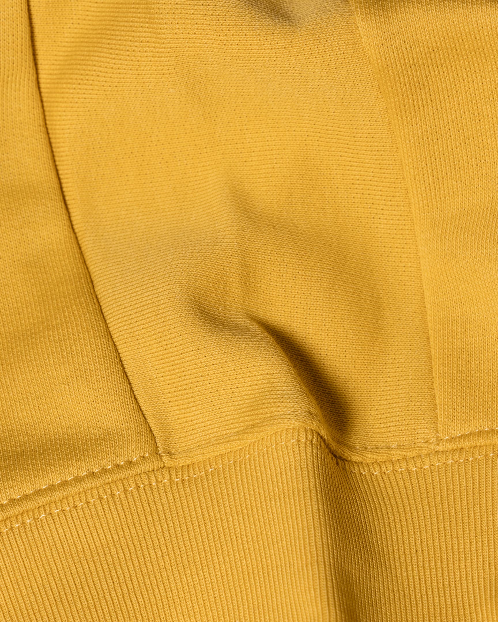 Men's Yellow Zebra Logo Organic Cotton Sweatshirt