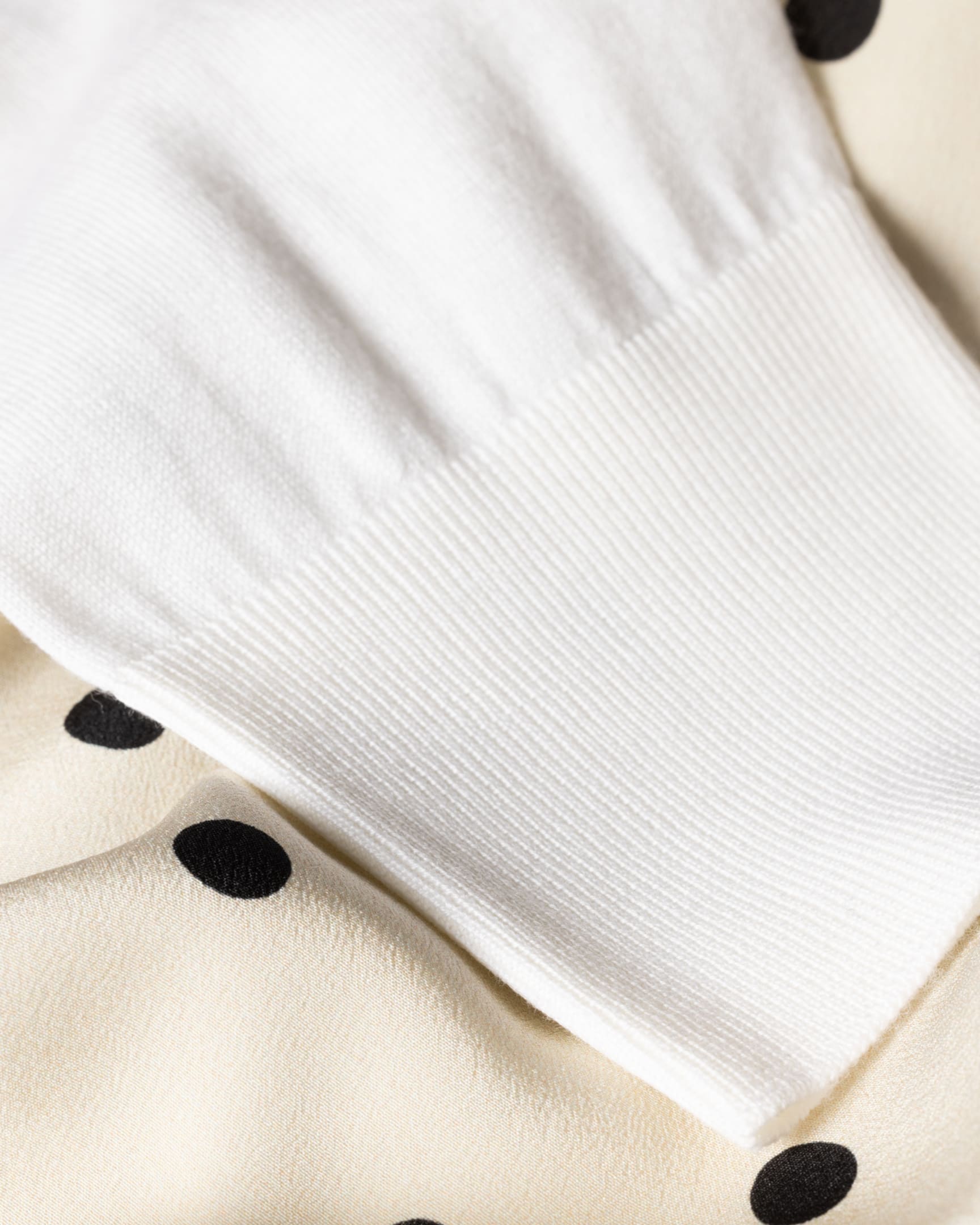 Detail View - Women's Silk Front Polka Dot Sweater Paul Smith