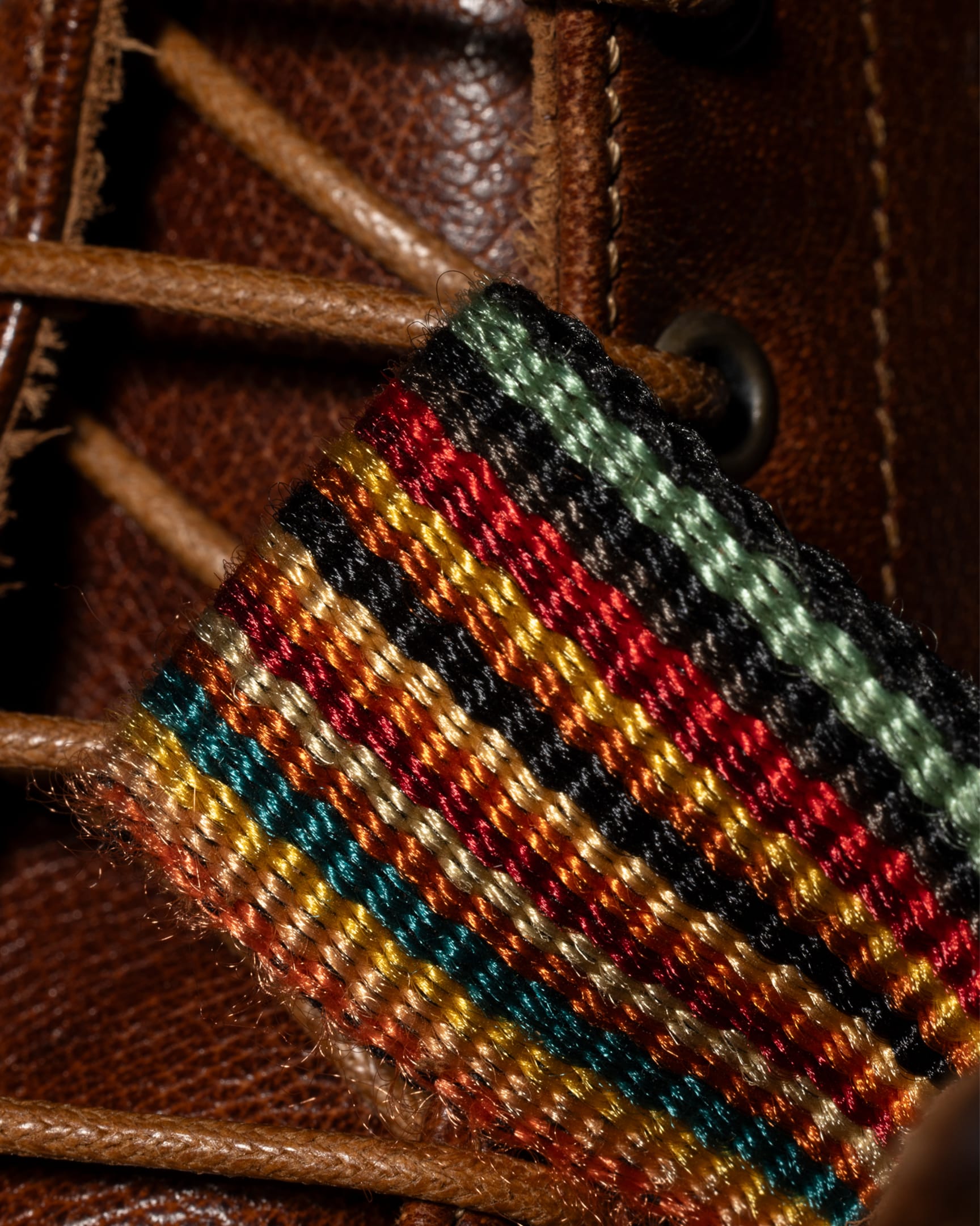 Detail View - Tan Leather 'Newland' Boots Paul Smith