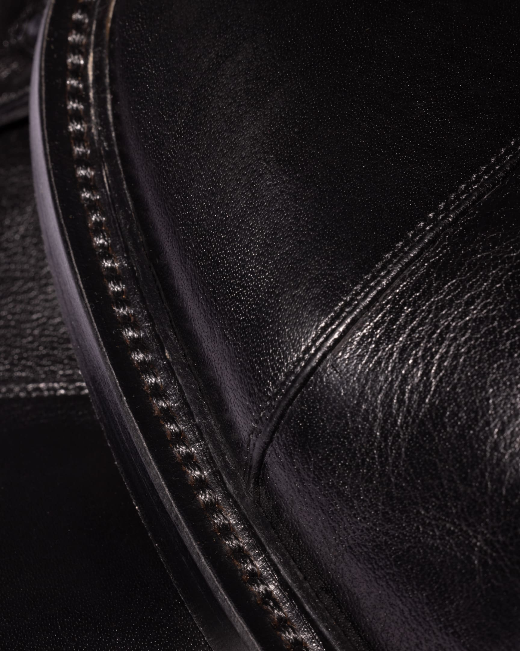 Detail View - Black Leather 'Newland' Boots Paul Smith