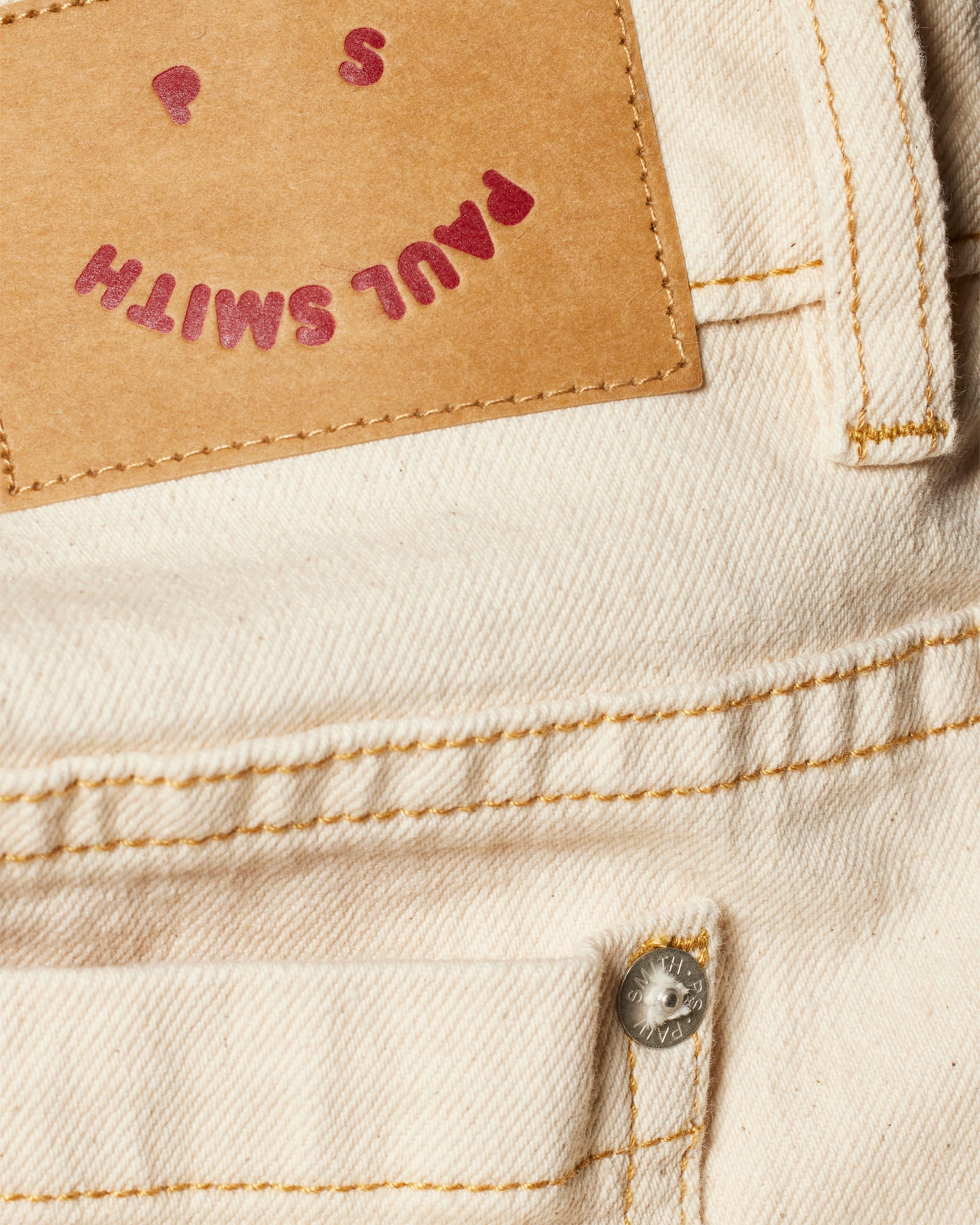 Women's Ecru Denim Shorts